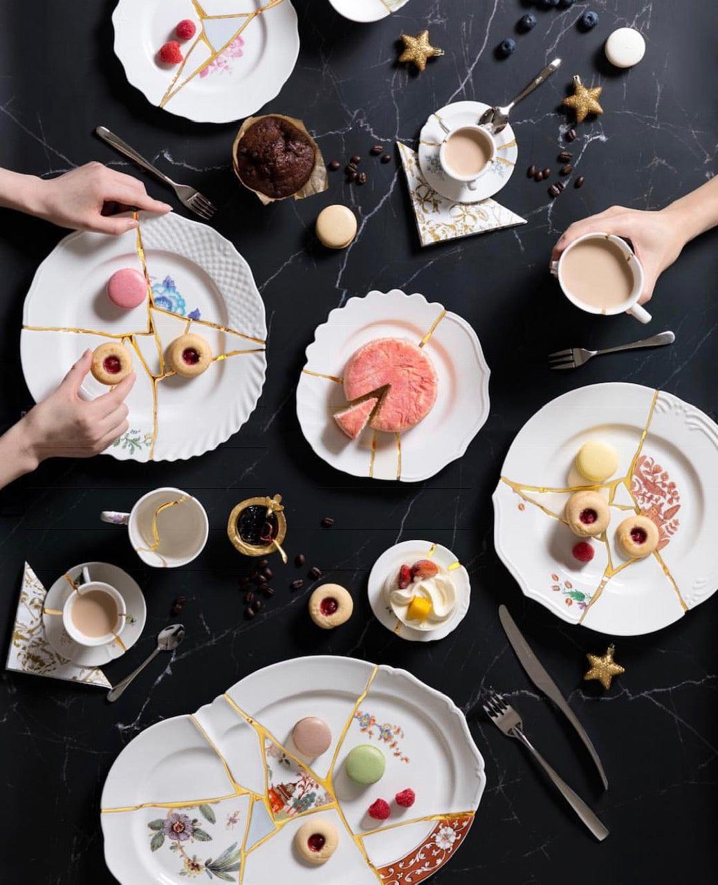 Talerz głęboki KINTSUGI #3 porcelanowy Seletti Eye on Design