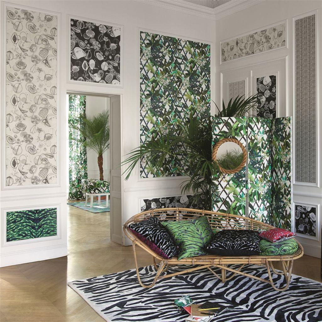 Tapeta AGUA PARATI - BOUGAINVILLIER różowy Christian Lacroix Eye on Design