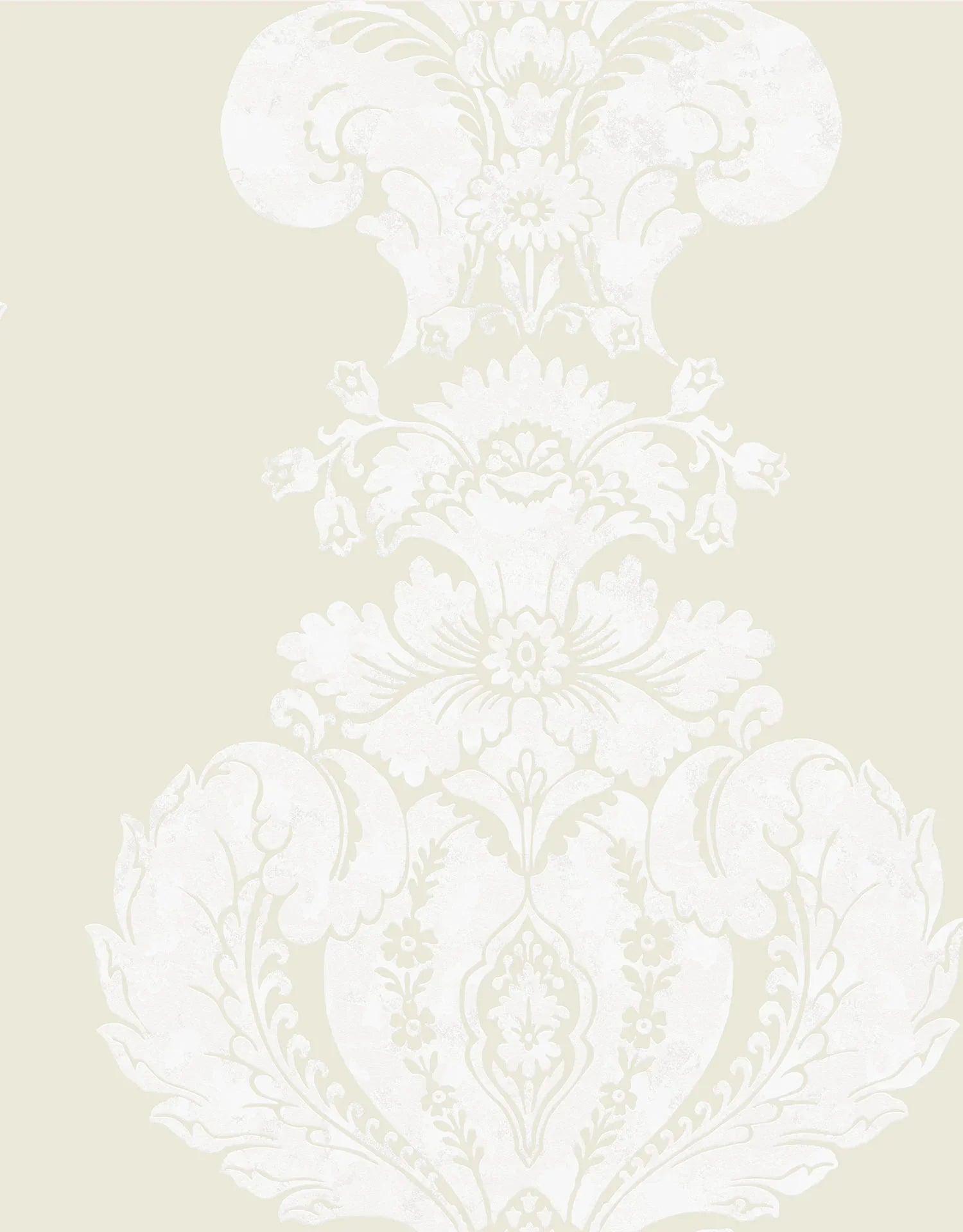 Tapeta ALBEMARLE - Baudelaire biały na kremie Cole & Son Eye on Design