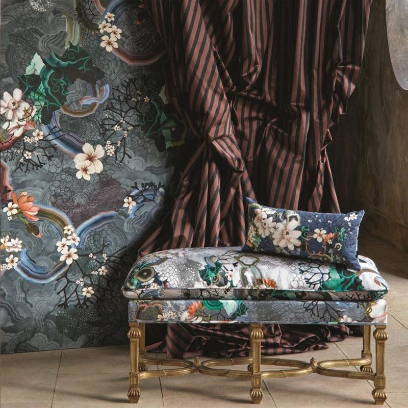 Tapeta ALGAE BLOOM GRAPHITE szarobłękitny Christian Lacroix    Eye on Design