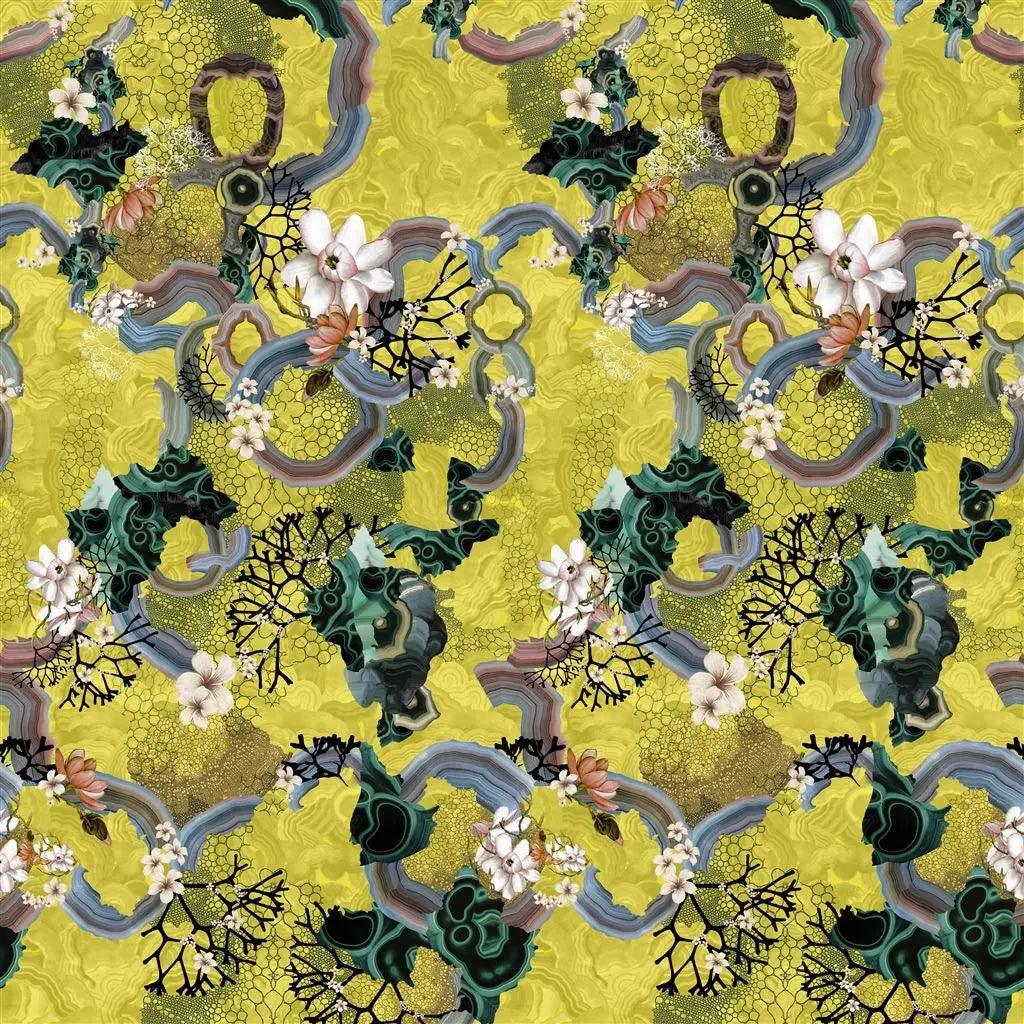 Tapeta ALGAE BLOOM IRIS żółty Christian Lacroix Eye on Design