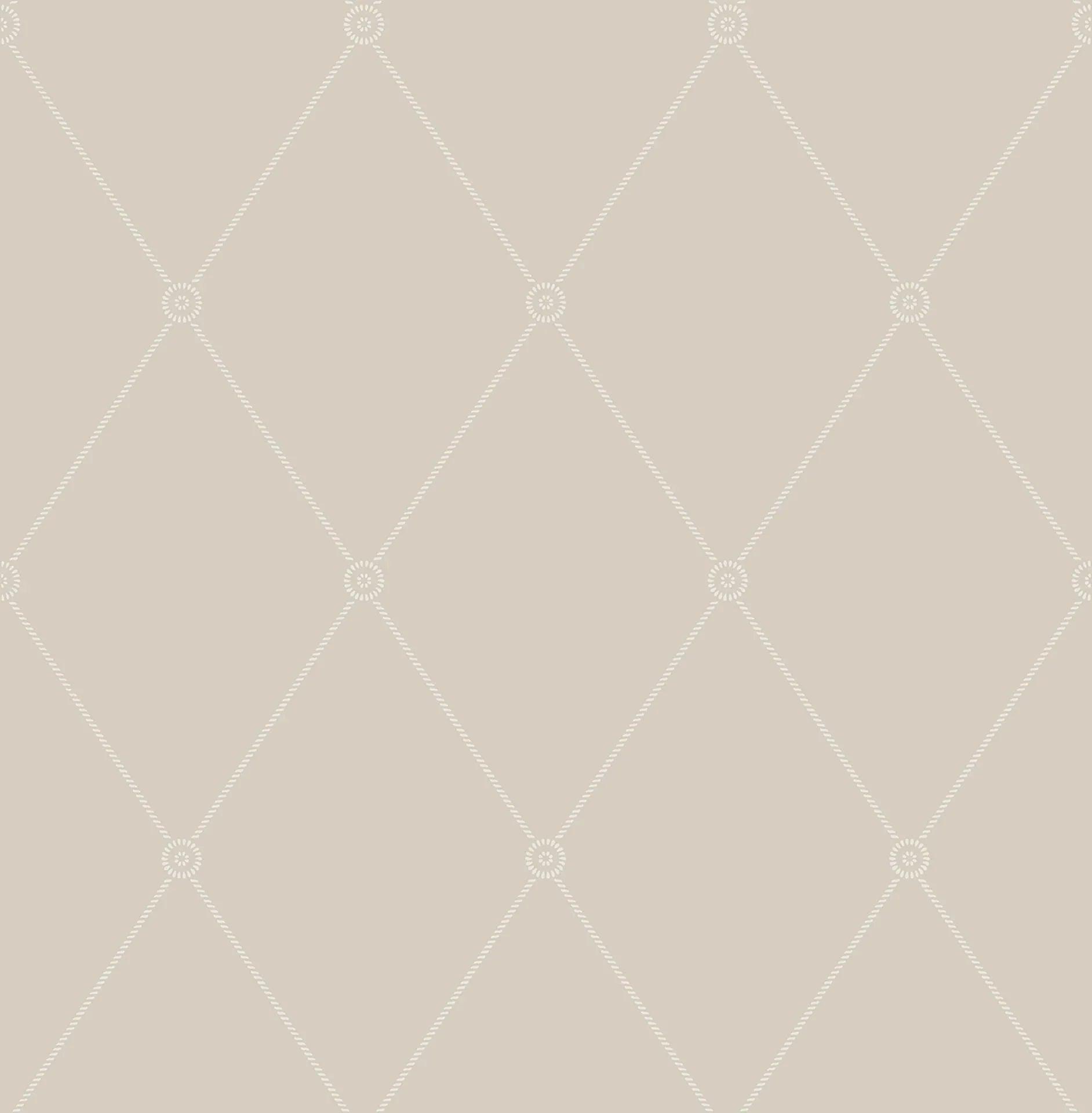 Tapeta ARCHIVE ANTHOLOGY - Large Georgian Rope Trellis lniany Cole & Son Eye on Design