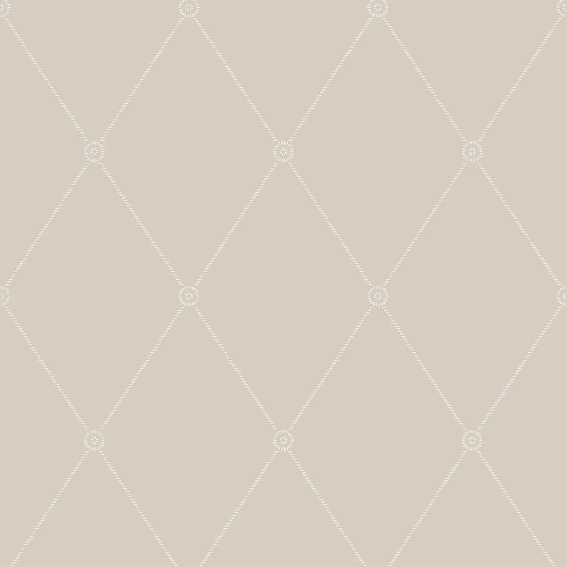 Tapeta ARCHIVE ANTHOLOGY - Large Georgian Rope Trellis lniany Cole & Son Eye on Design