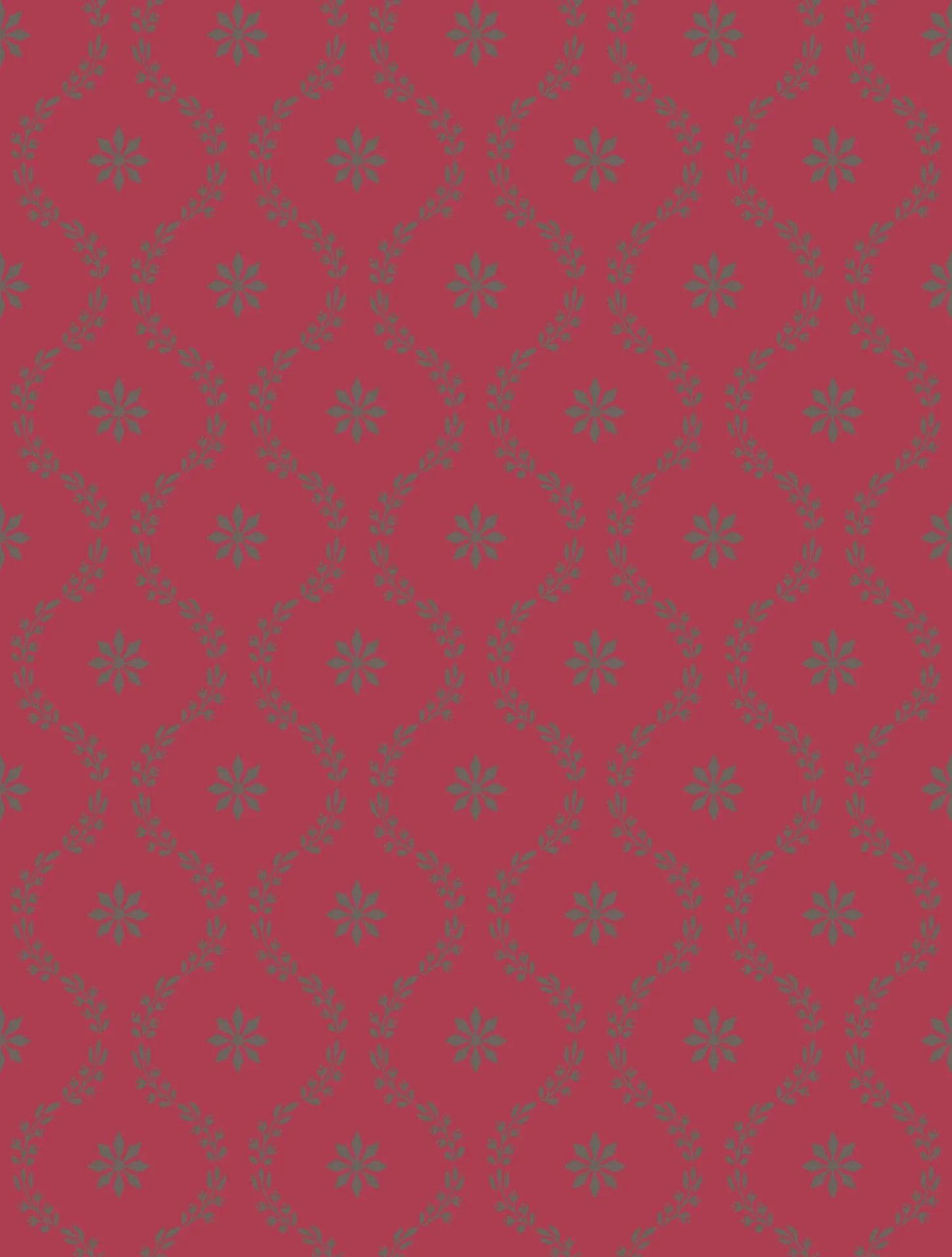 Tapeta ARCHIVE TRADITIONAL - Clandon metaliczna cyna na czerwieni Cole & Son Default Title Eye on Design