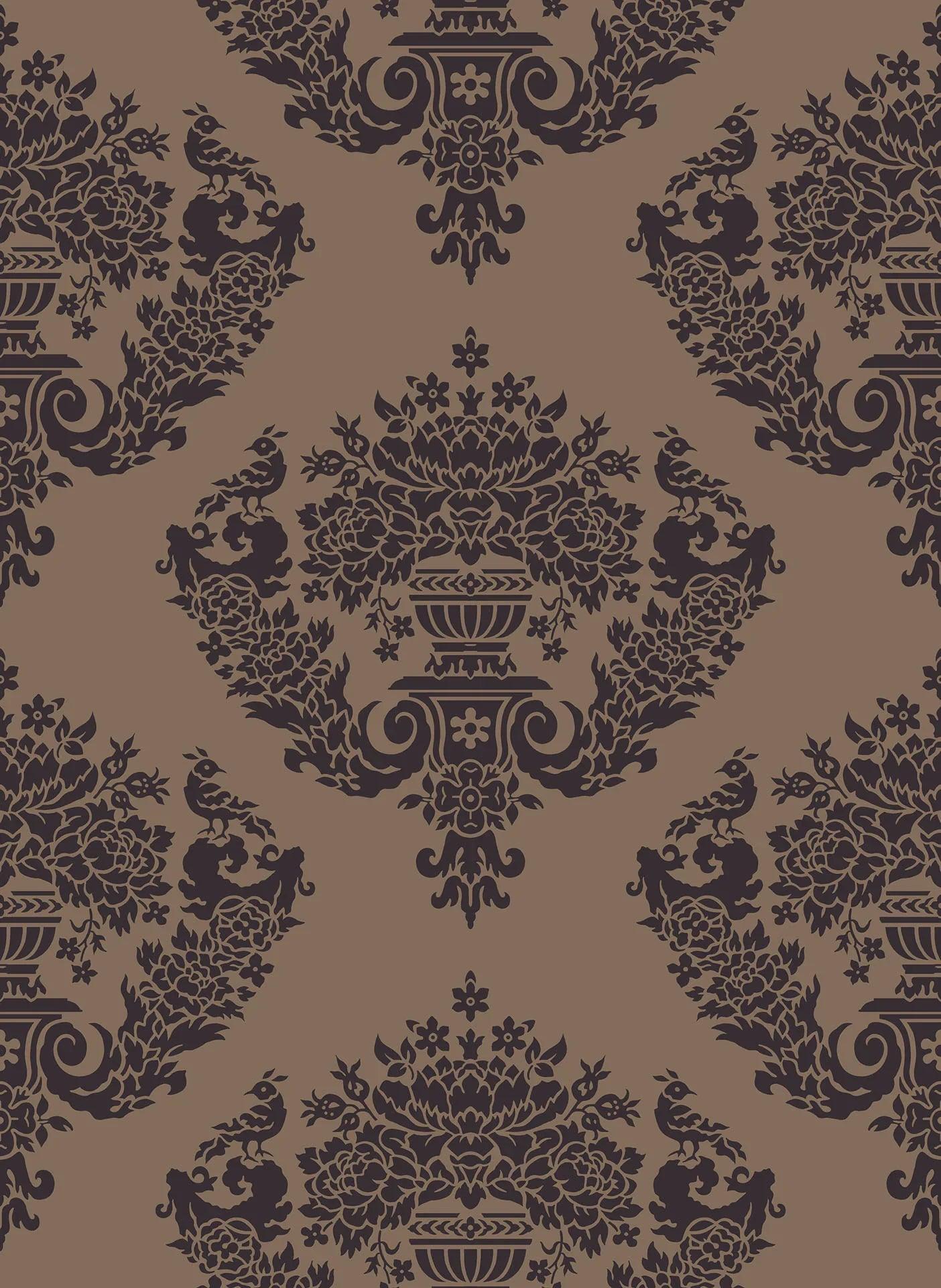 Tapeta ARCHIVE TRADITIONAL - Sudbury brązowy Cole & Son Default Title Eye on Design