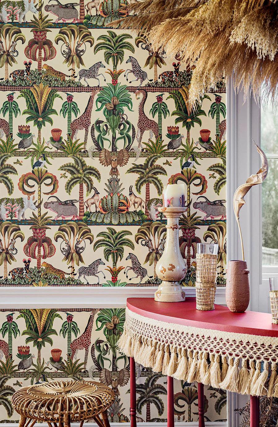 Tapeta ARDMORE JABULA - Afrika Kingdom kremowy Cole & Son Eye on Design