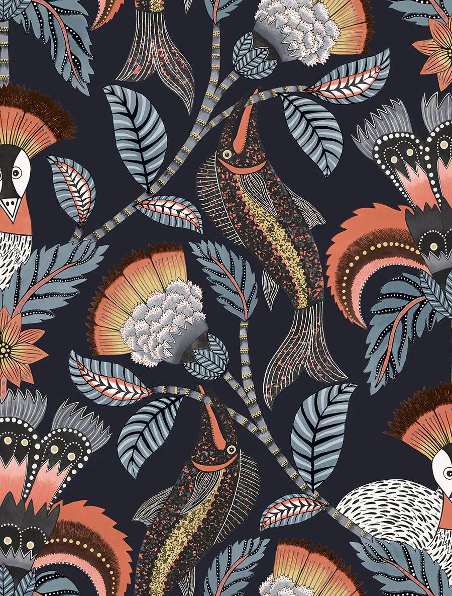 Tapeta ARDMORE JABULA - Nene błękit na granacie Cole & Son Default Title Eye on Design