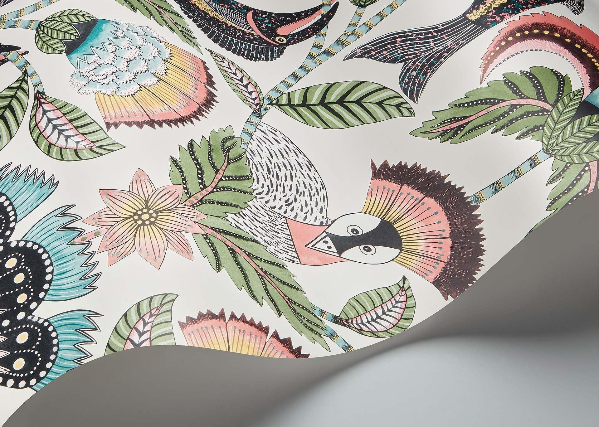 Tapeta ARDMORE JABULA - Nene zieleń na pergaminie Cole & Son Eye on Design