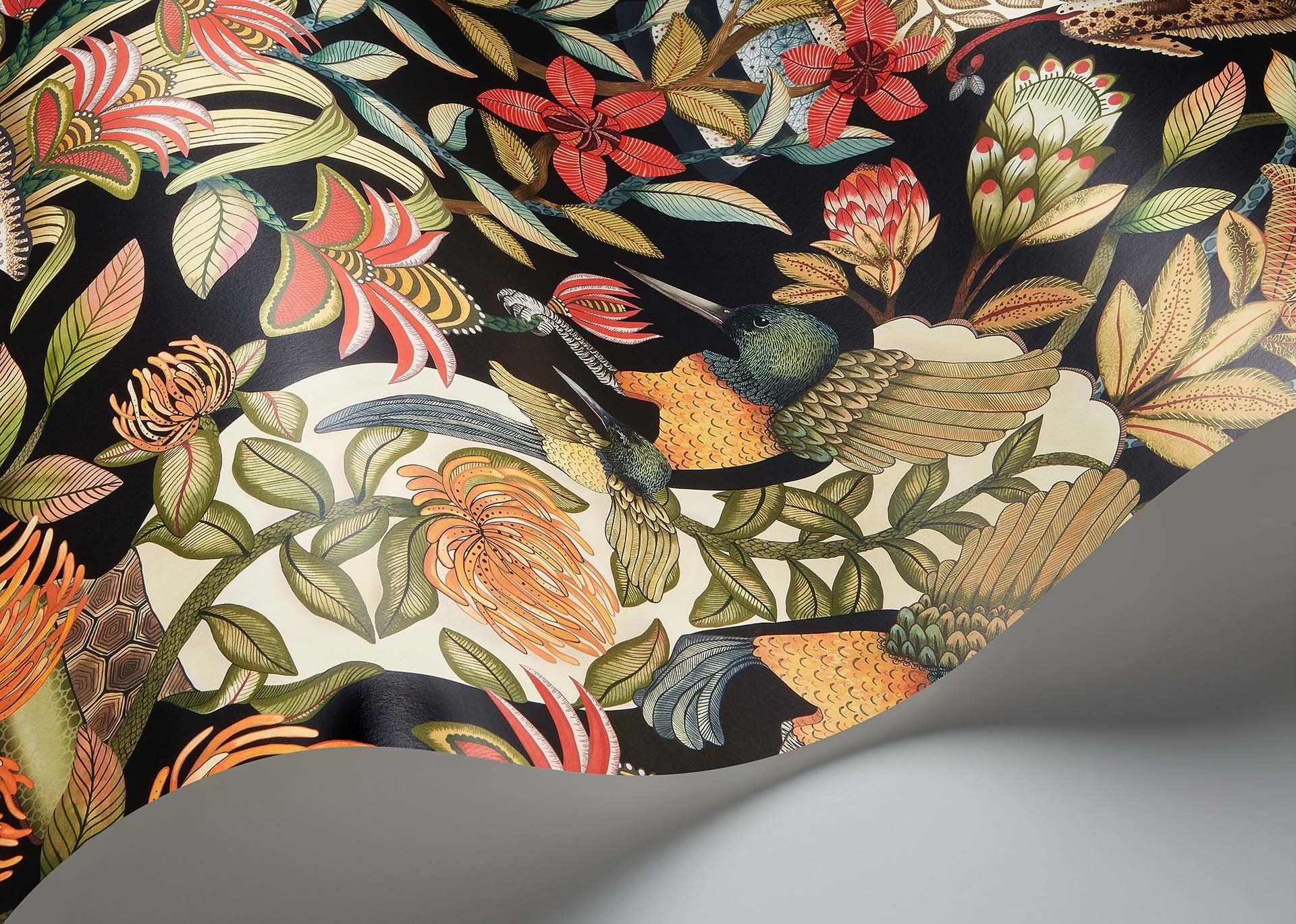 Tapeta ARDMORE JABULA - Protea Garden czarny Cole & Son Eye on Design