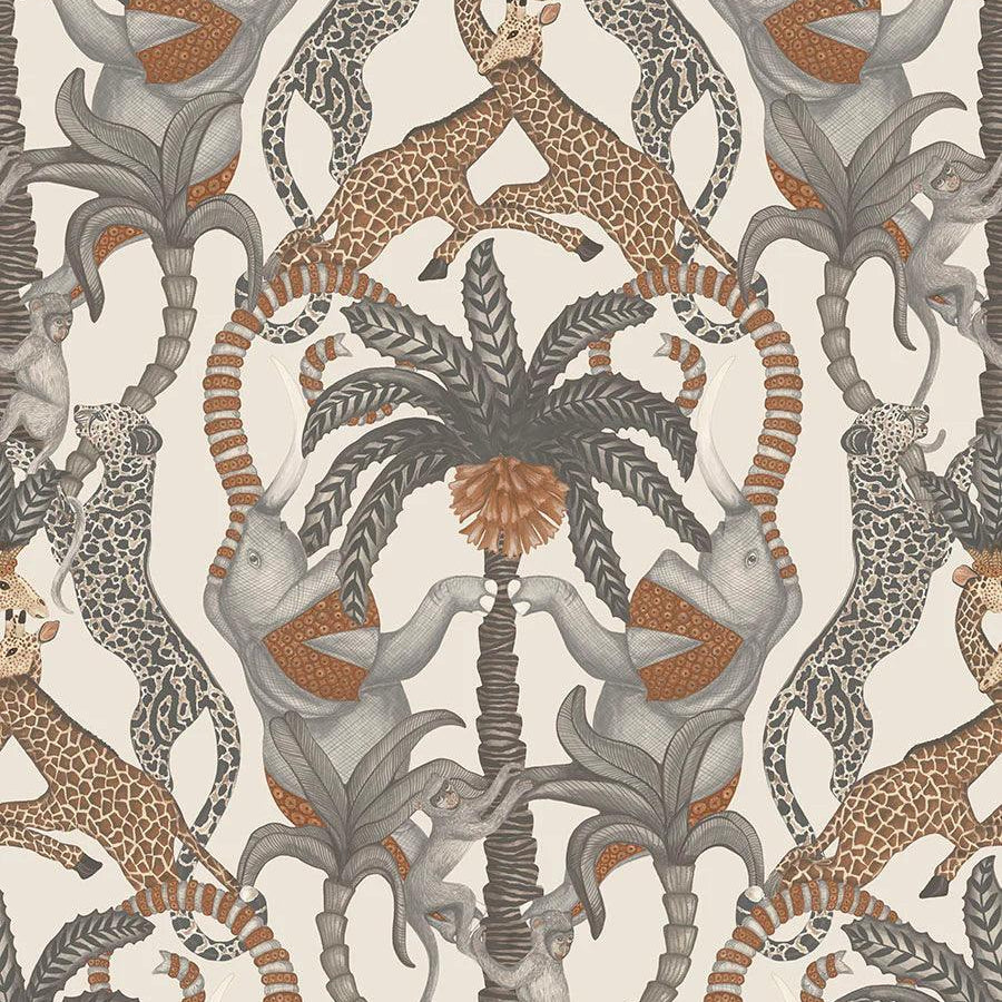 Tapeta ARDMORE JABULA - Safari Totem szary na kremie Cole & Son Default Title Eye on Design