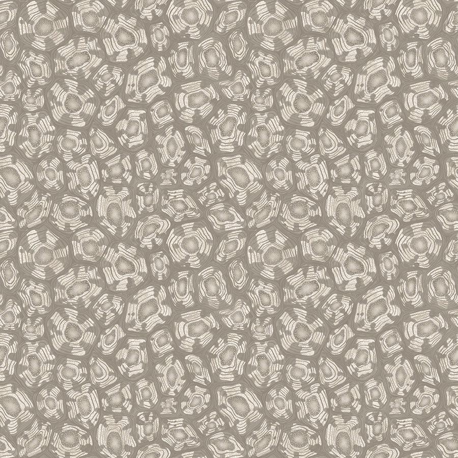 Tapeta ARDMORE JABULA - Savanna Shell szary i metaliczne złoto Cole & Son Eye on Design