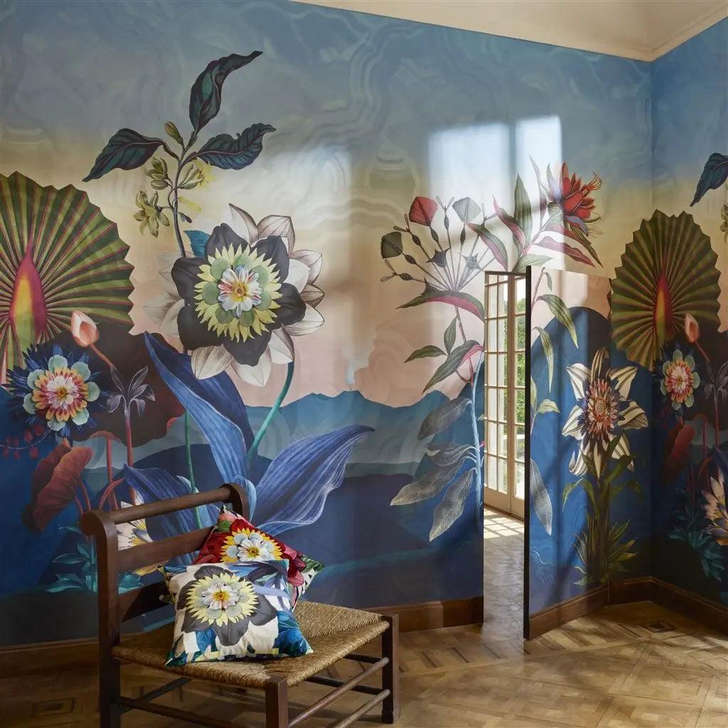 Tapeta ATLANTIS AUBE niebieski Christian Lacroix Eye on Design