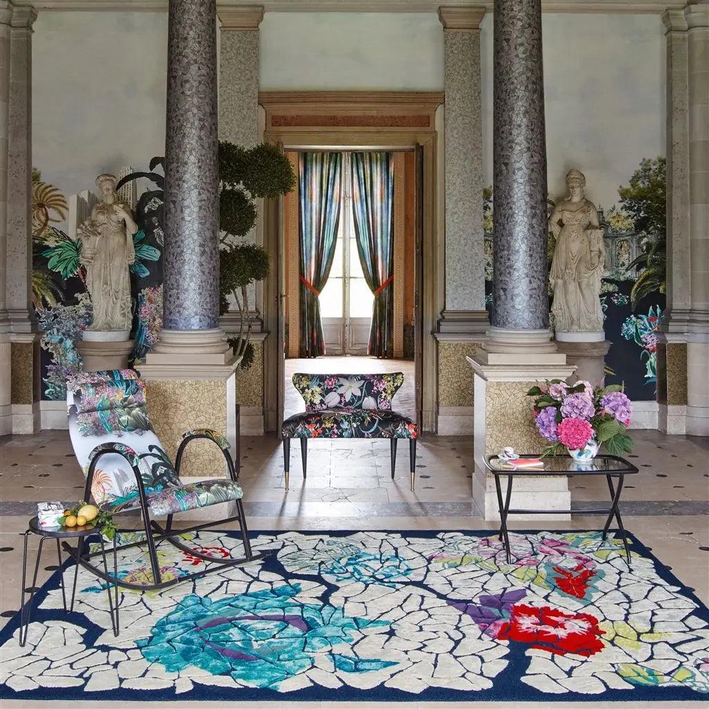 Tapeta BAGATELLE - REGLISSE szarobłękitny Christian Lacroix Eye on Design