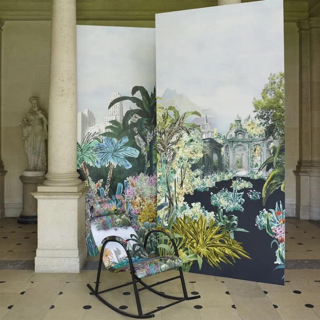 Tapeta BAGATELLE - REGLISSE szarobłękitny Christian Lacroix Eye on Design