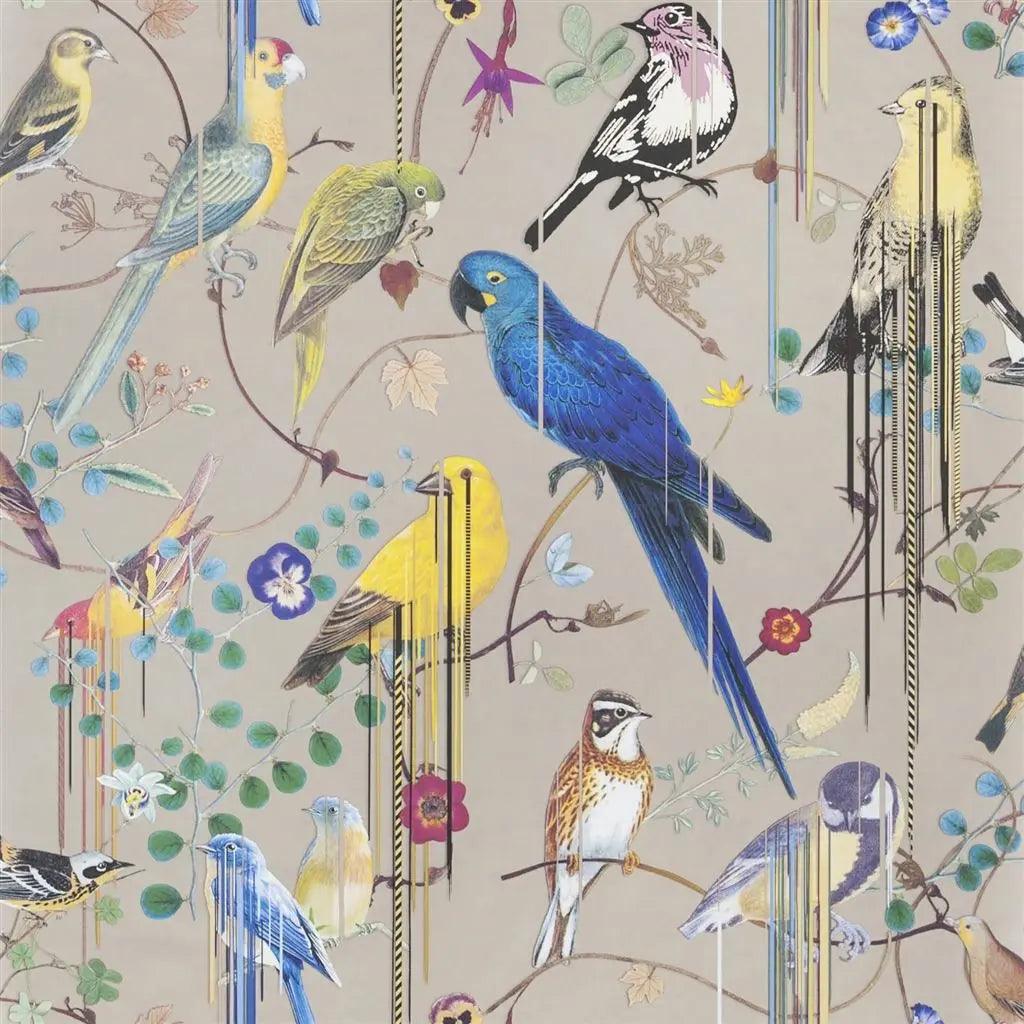 Tapeta BIRDS SINFONIA CUIVRE beżowy Christian Lacroix Eye on Design