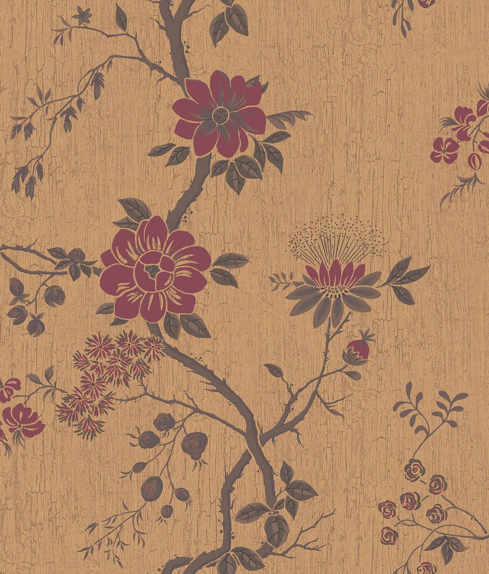 Tapeta BOTANICAL BOTANICA - Camellia metaliczne złoto Cole & Son Eye on Design