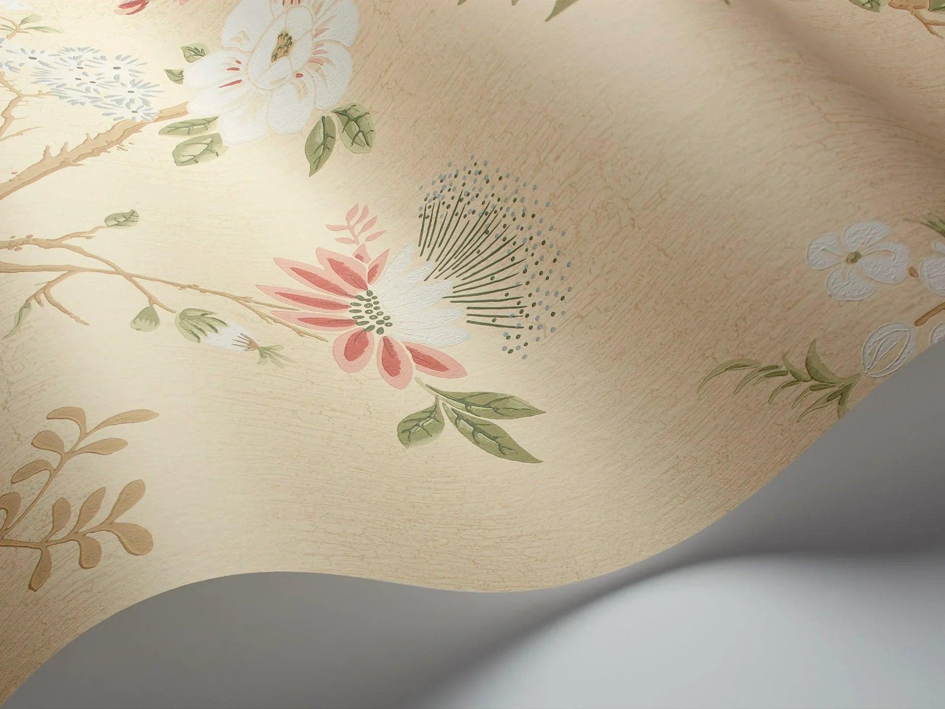 Tapeta BOTANICAL BOTANICA - Camellia żółty Cole & Son Eye on Design
