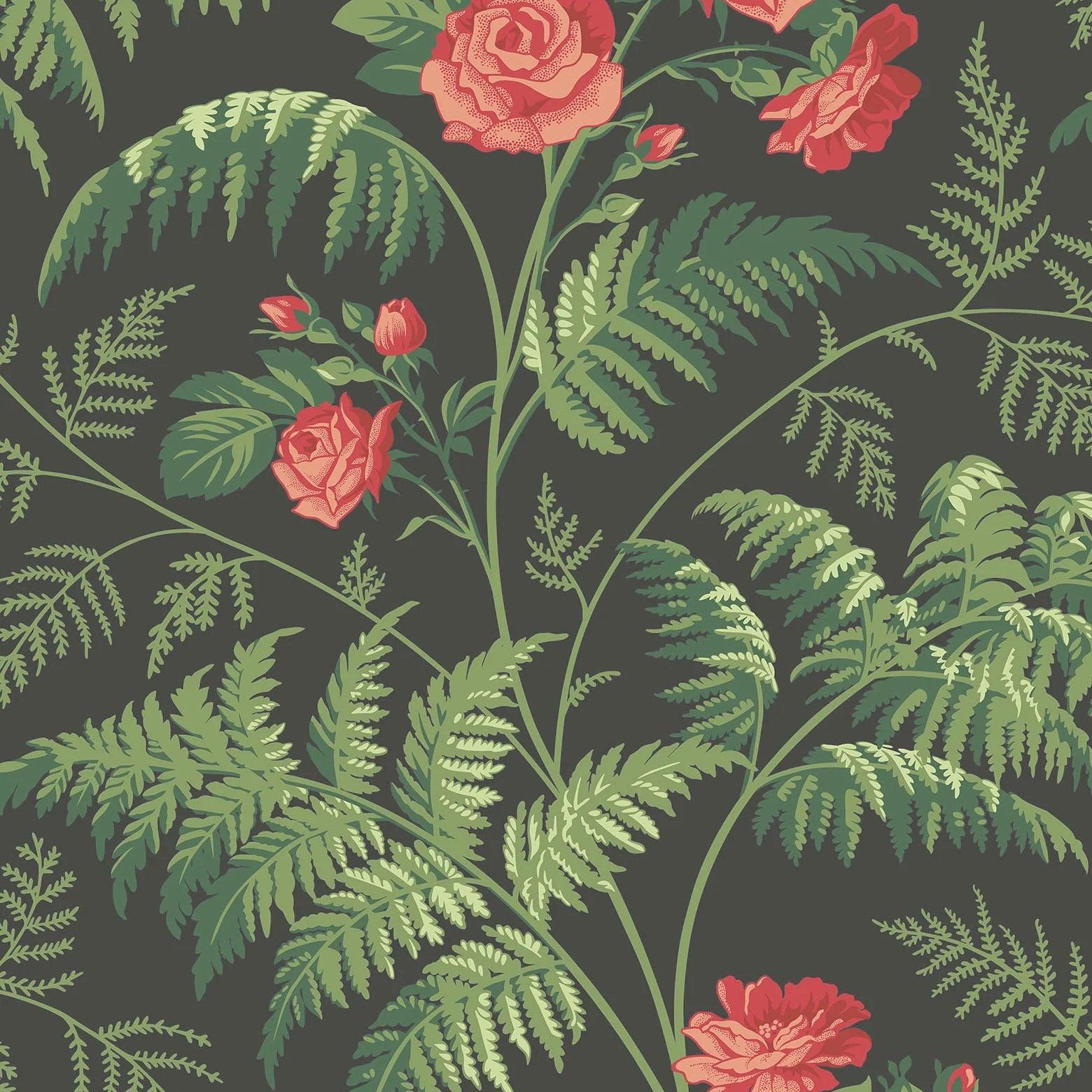 Tapeta BOTANICAL BOTANICA - Rose czarny Cole & Son Default Title Eye on Design