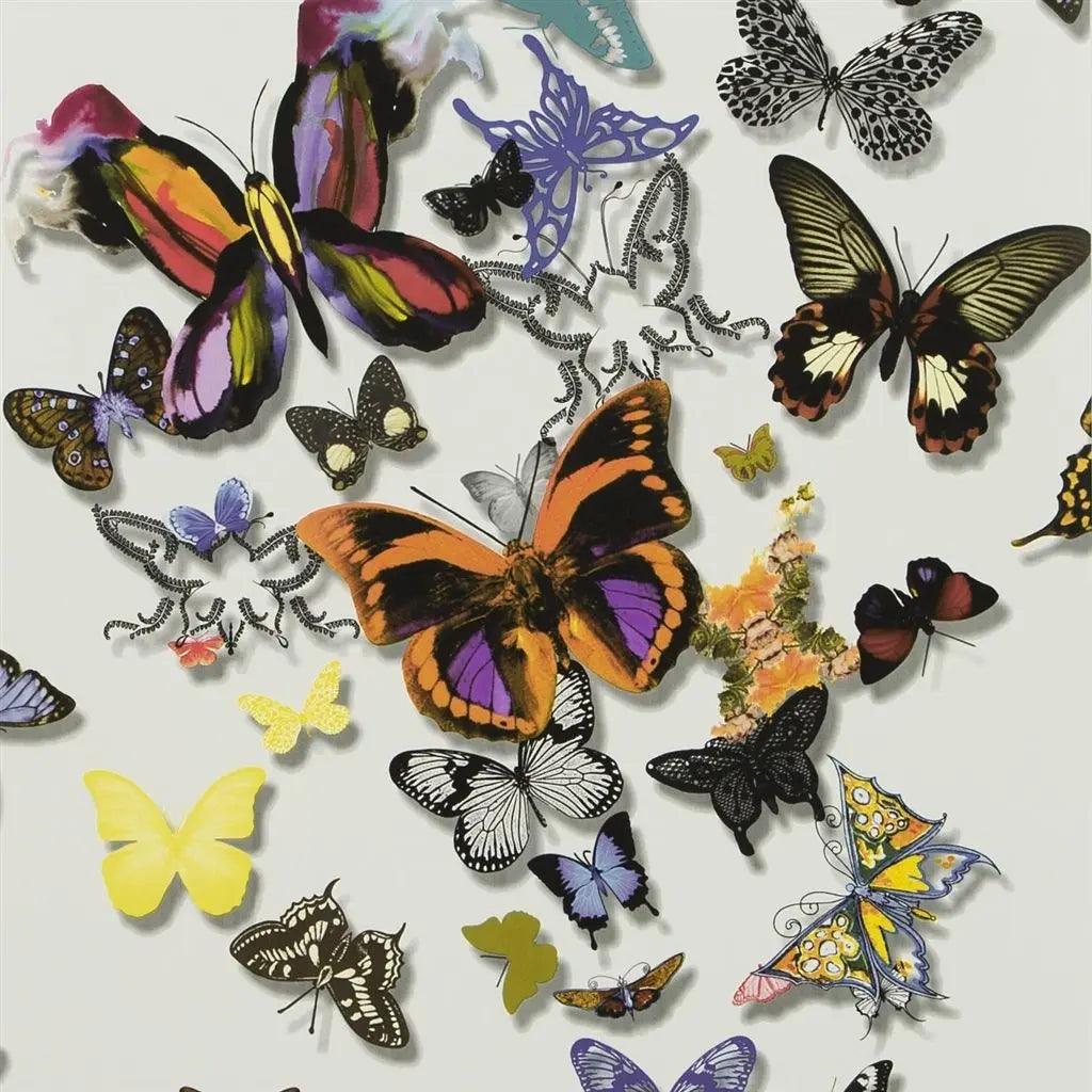 Tapeta BUTTERFLY PARADE - MULTICOLORE biały Christian Lacroix Eye on Design