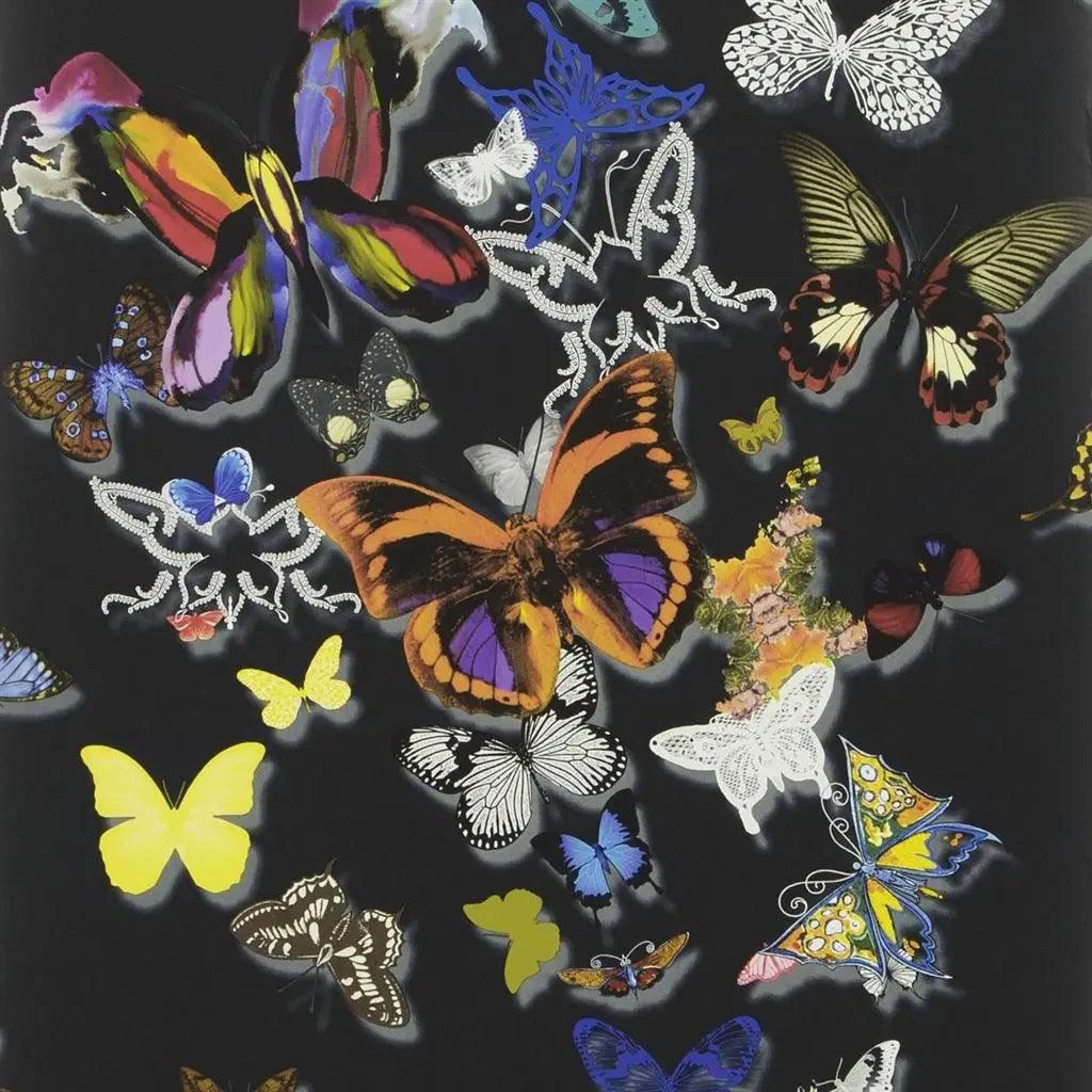 Tapeta BUTTERFLY PARADE - OSCURO czarny Christian Lacroix Eye on Design