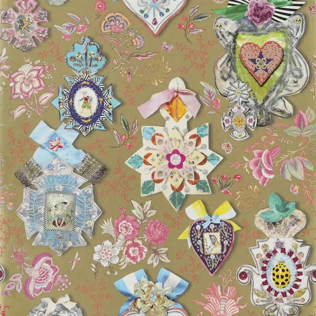 Tapeta COCARDE - OR beżowy Christian Lacroix Eye on Design
