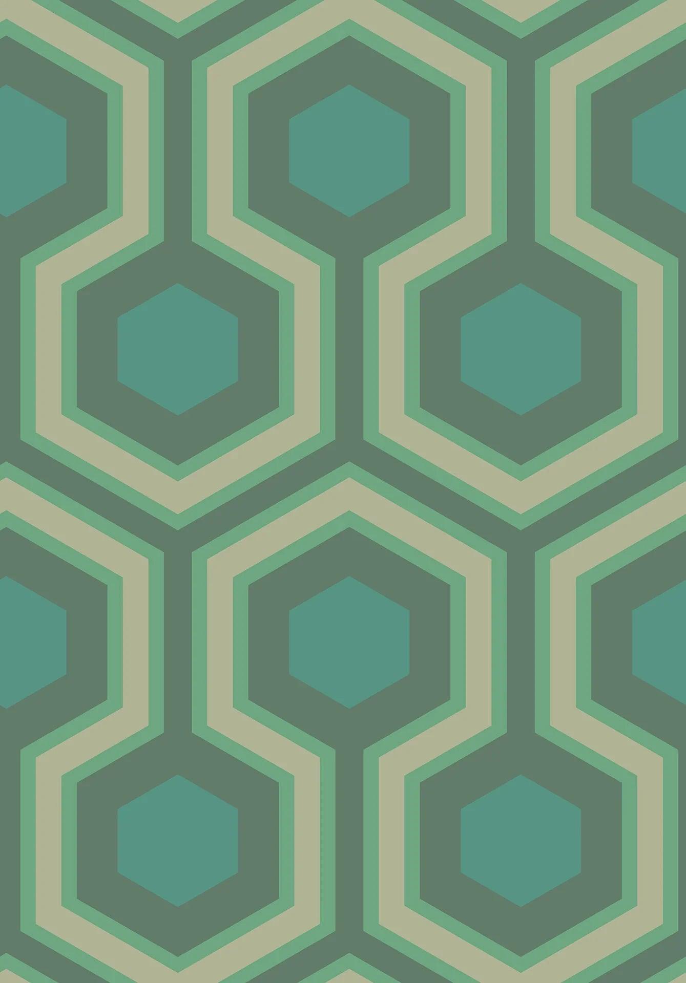 Tapeta CONTEMPORARY COLLECTION - Hicks' Grand zielony Cole & Son Eye on Design