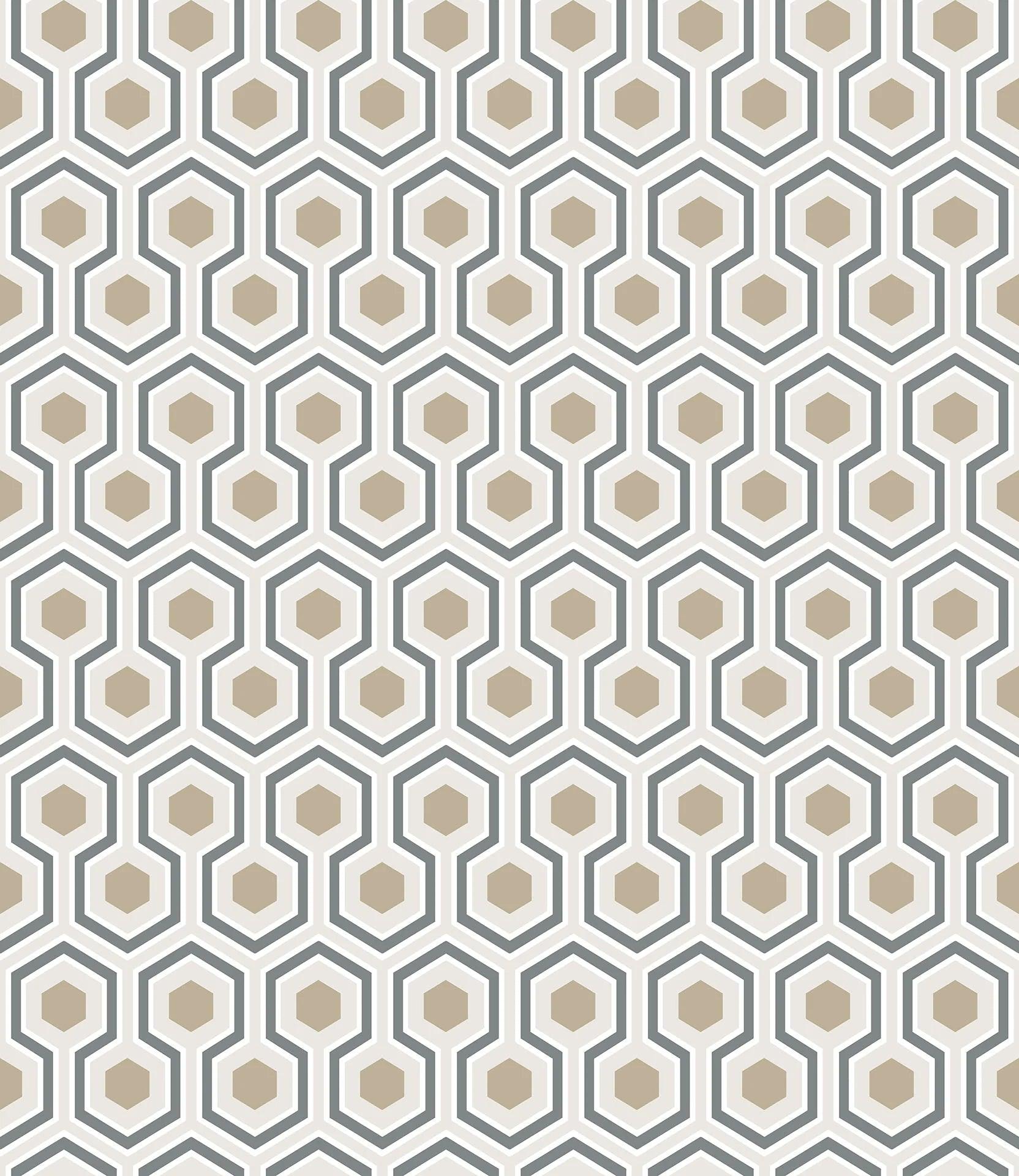 Tapeta CONTEMPORARY COLLECTION - Hicks' Hexagon biały Cole & Son Default Title Eye on Design