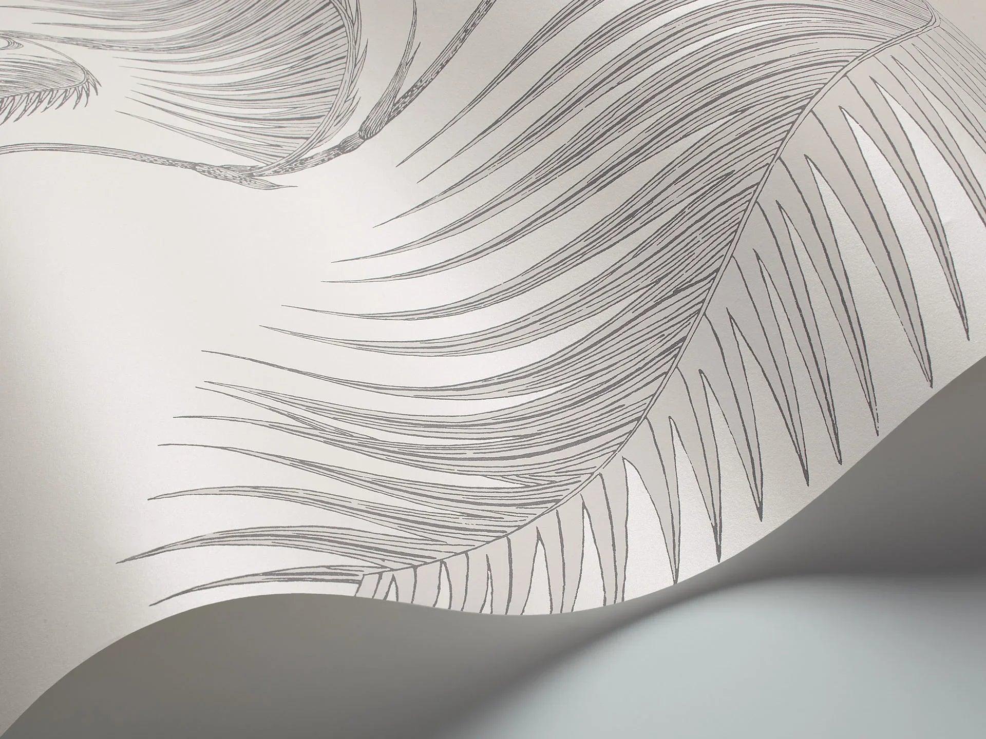 Tapeta CONTEMPORARY COLLECTION - Palm Leaves szary Cole & Son Eye on Design