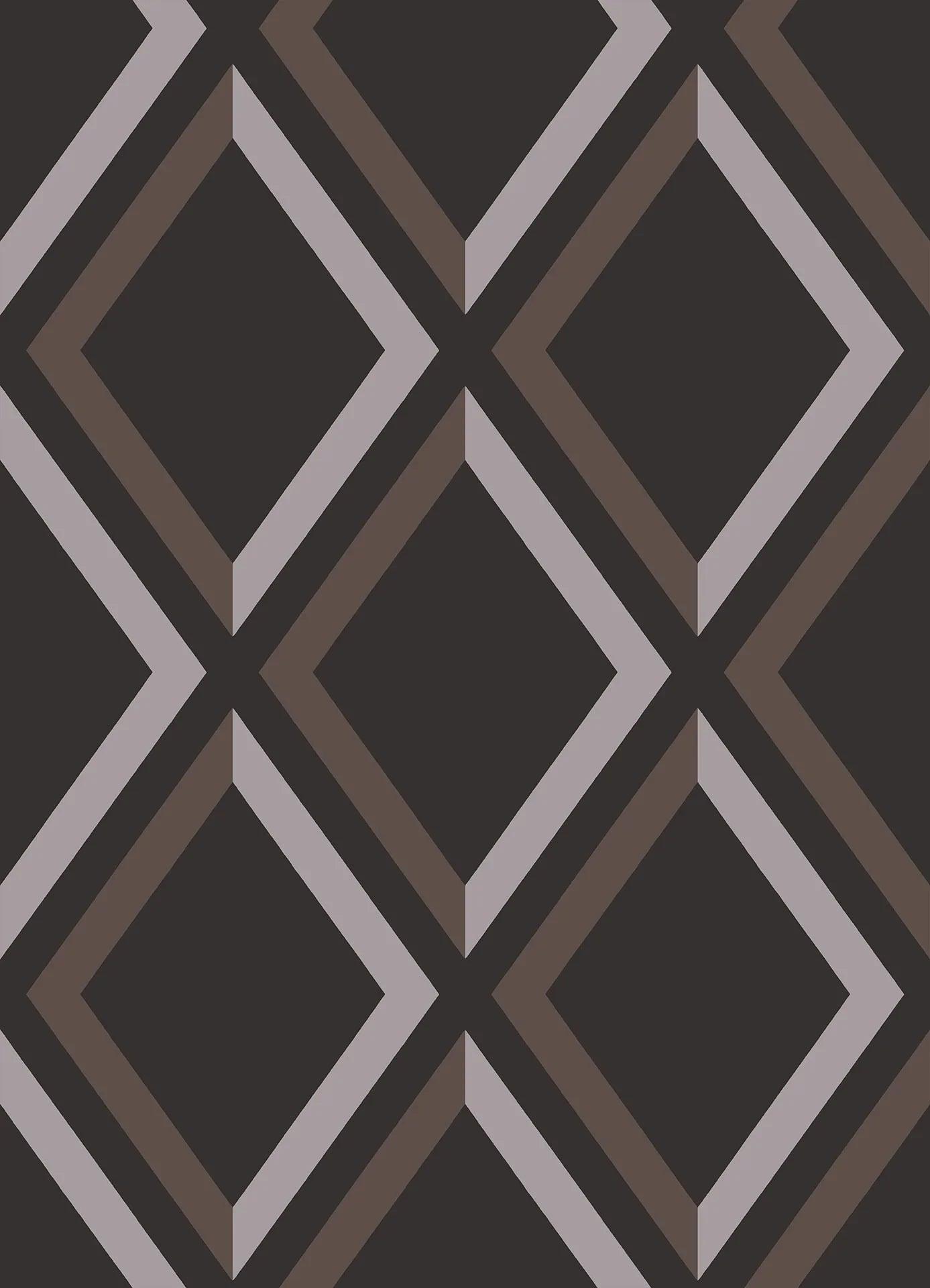 Tapeta CONTEMPORARY COLLECTION - Pompeian szary na brązie Cole & Son Eye on Design