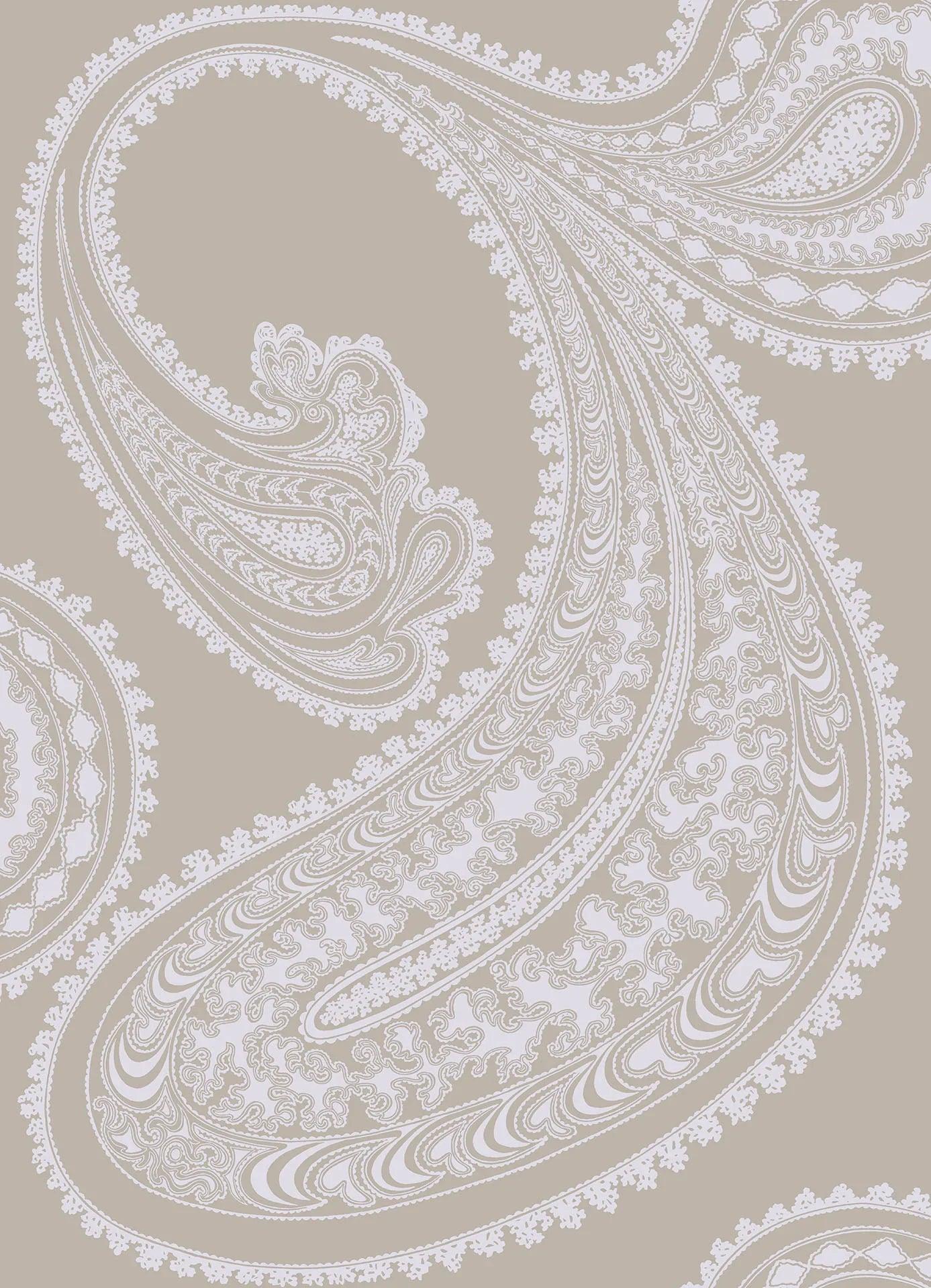Tapeta CONTEMPORARY COLLECTION - Rajapur szary na beżu Cole & Son Eye on Design