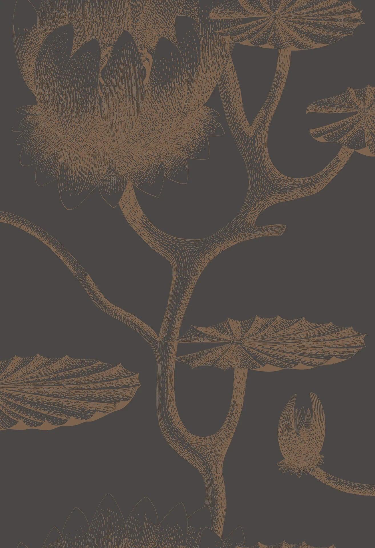Tapeta CONTEMPORARY RESTYLED - Lily czarny Cole & Son Default Title Eye on Design