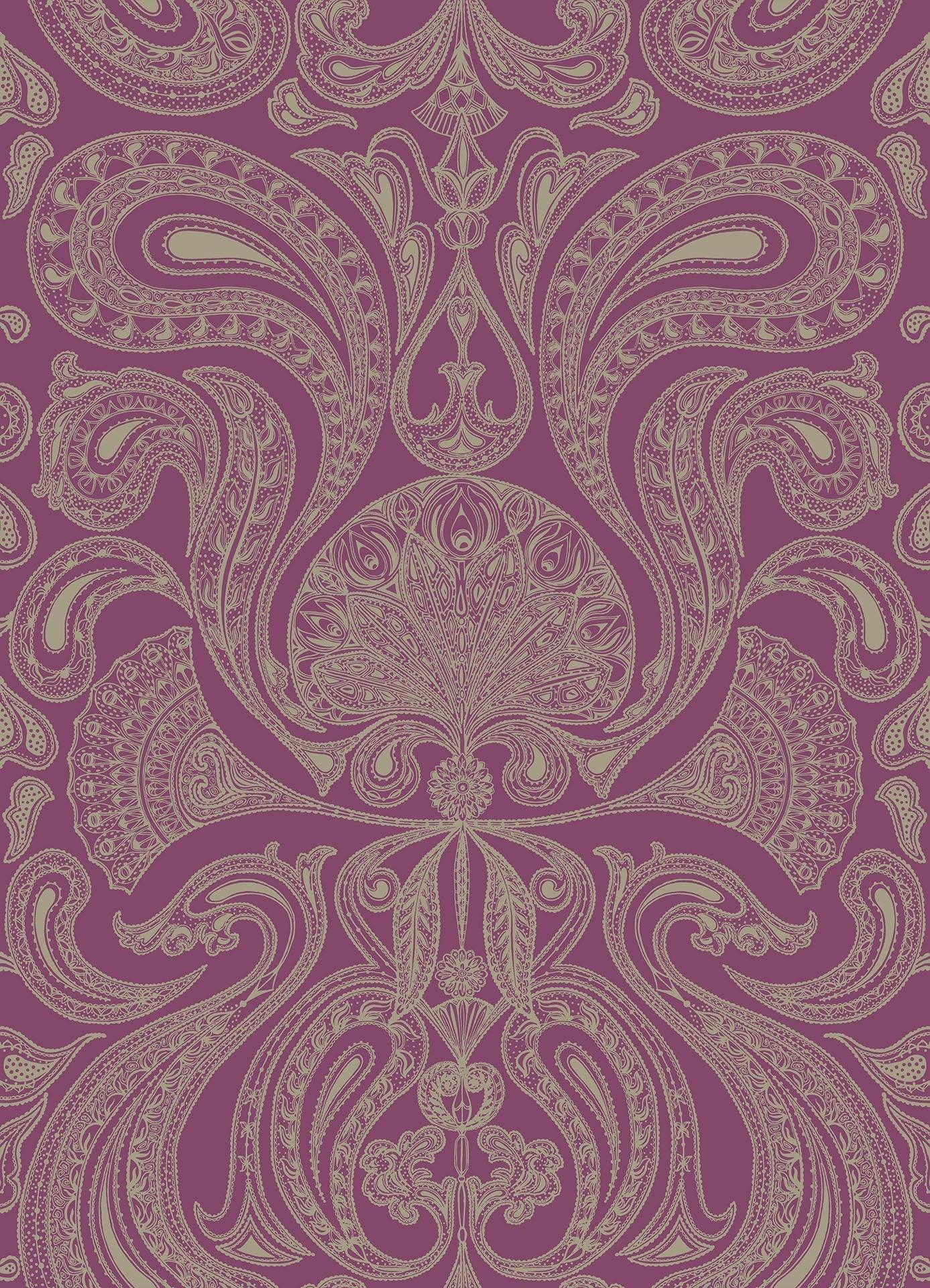 Tapeta CONTEMPORARY RESTYLED - Malabar fioletowy Cole & Son Default Title Eye on Design