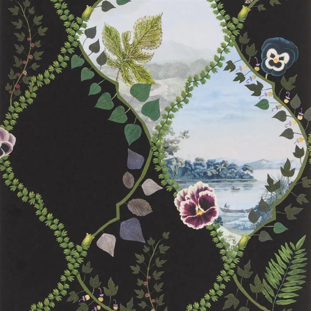 Tapeta COUP DE VENT CREPUSCULE czarny Christian Lacroix Eye on Design