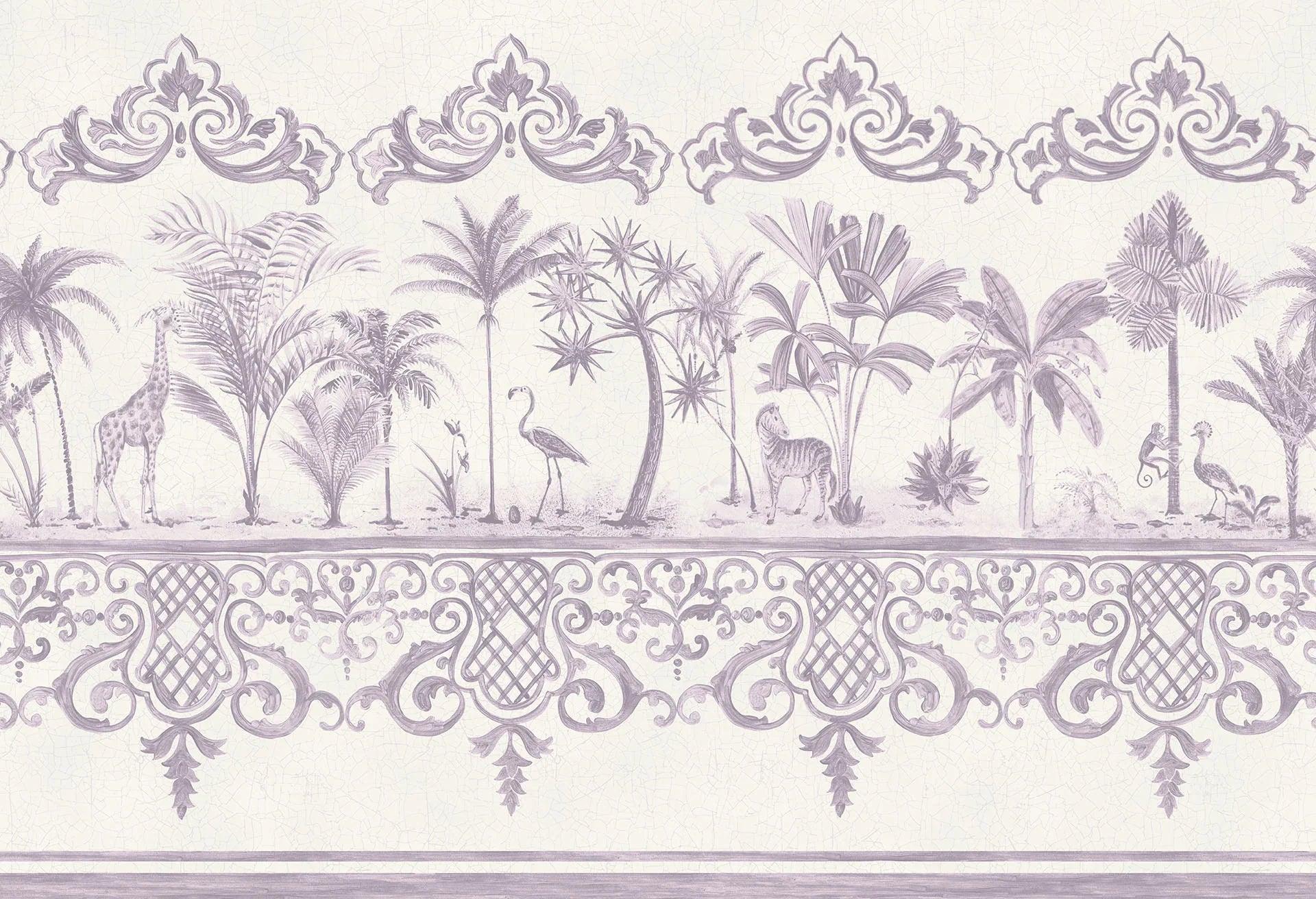 Tapeta FOLIE - Rousseau Border fioletowy Cole & Son Default Title Eye on Design
