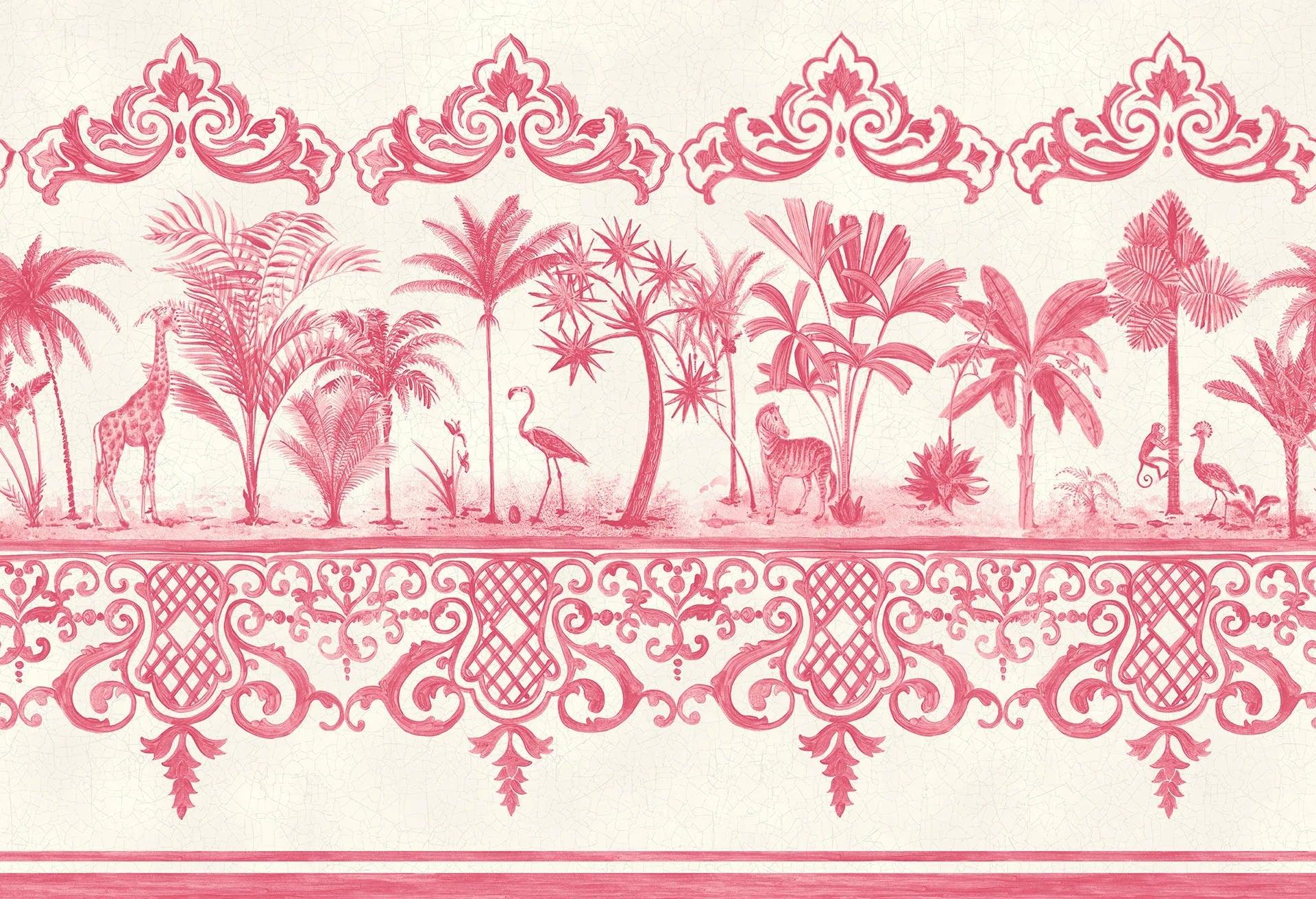 Tapeta FOLIE - Rousseau Border fuksja Cole & Son Eye on Design
