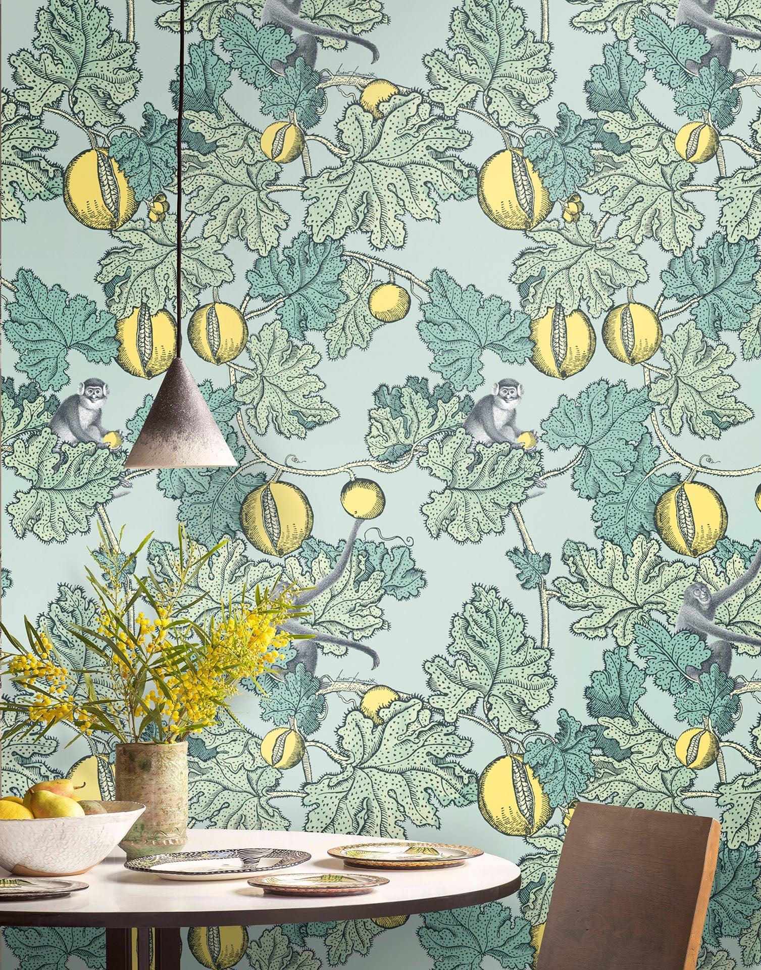 Tapeta FORNASETTI - Frutto Proibito niebieski Cole & Son Eye on Design