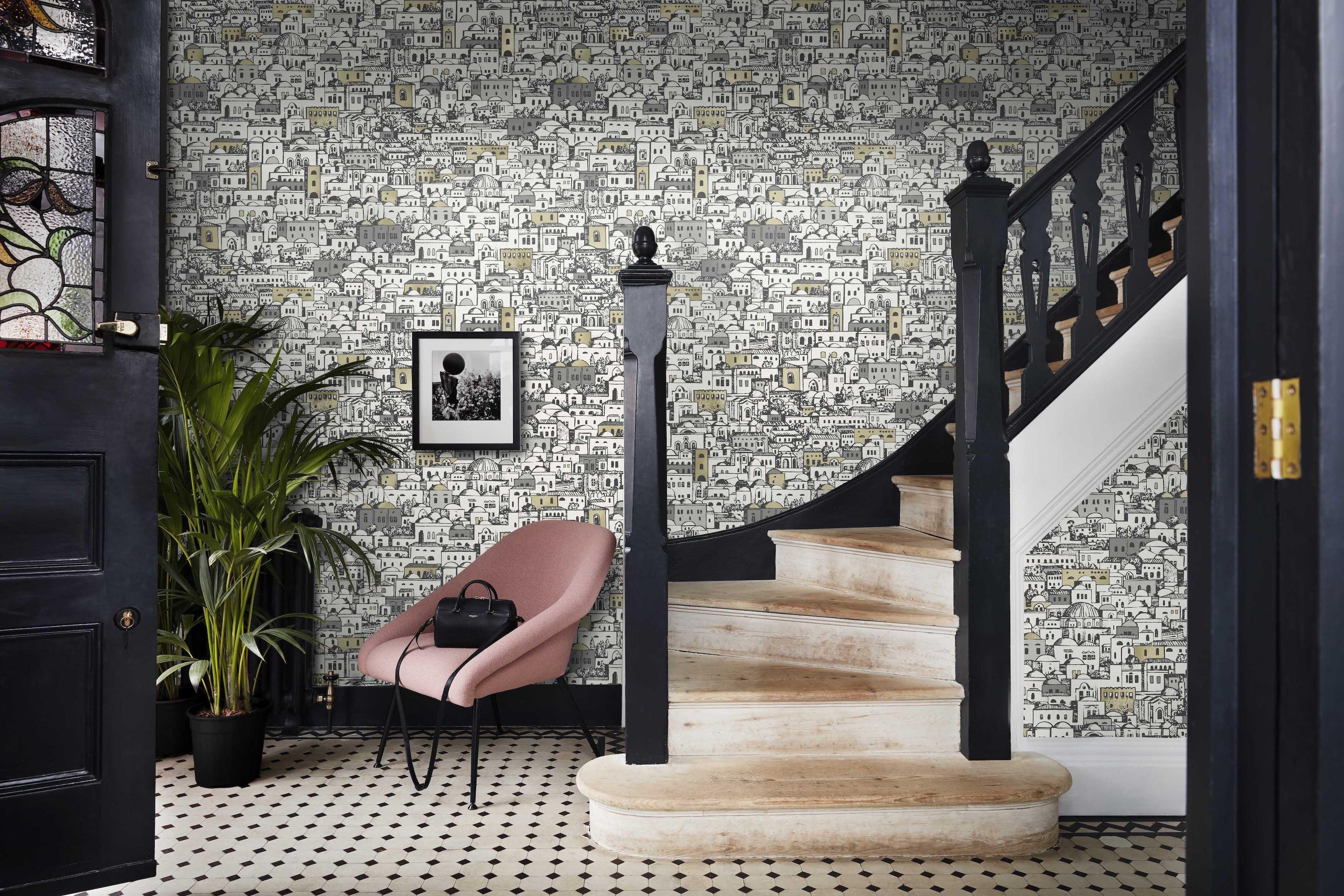 Tapeta FORNASETTI - Mediterranea biały Cole & Son Eye on Design