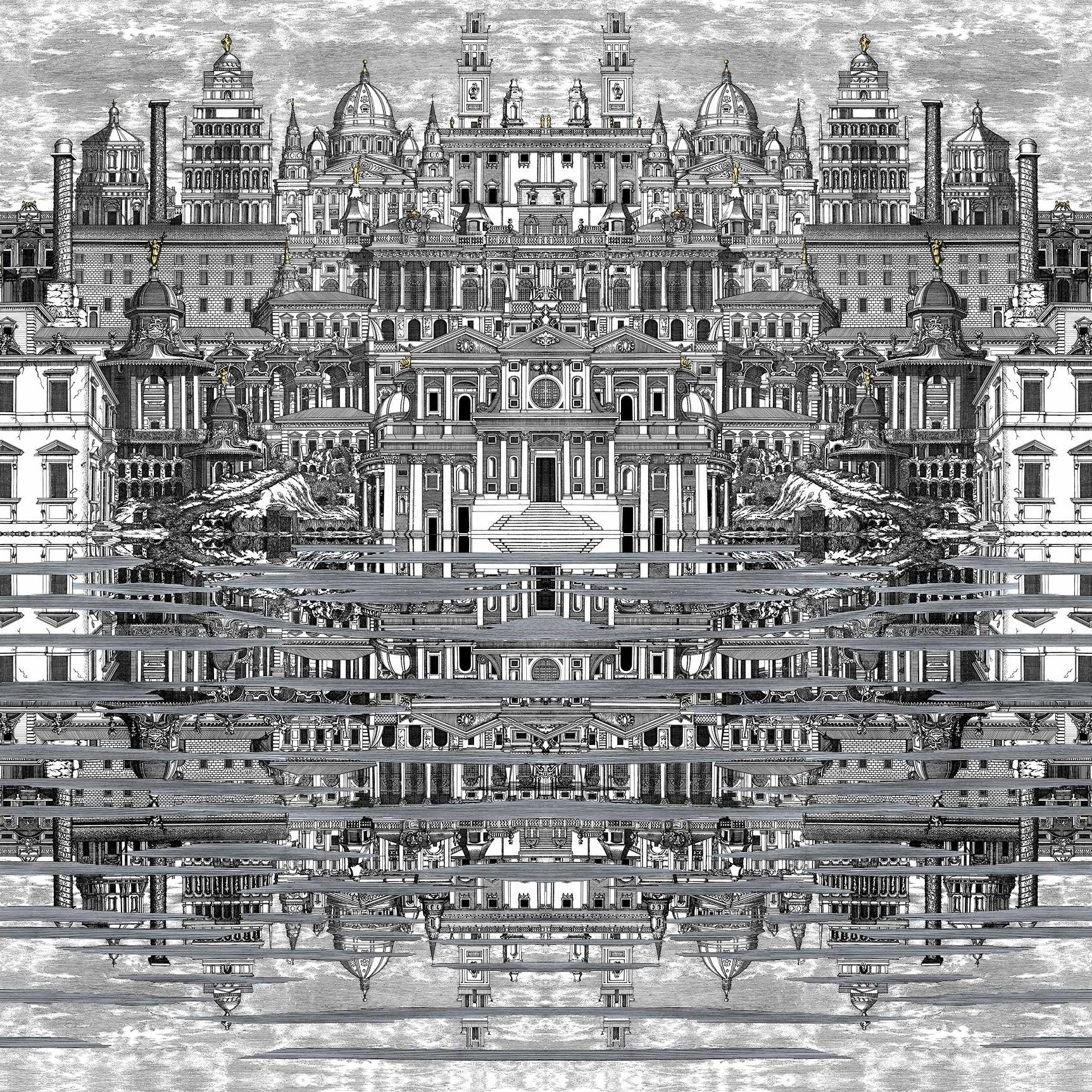 Tapeta FORNASETTI SENZA TEMPO - Riflesso Cole & Son Eye on Design