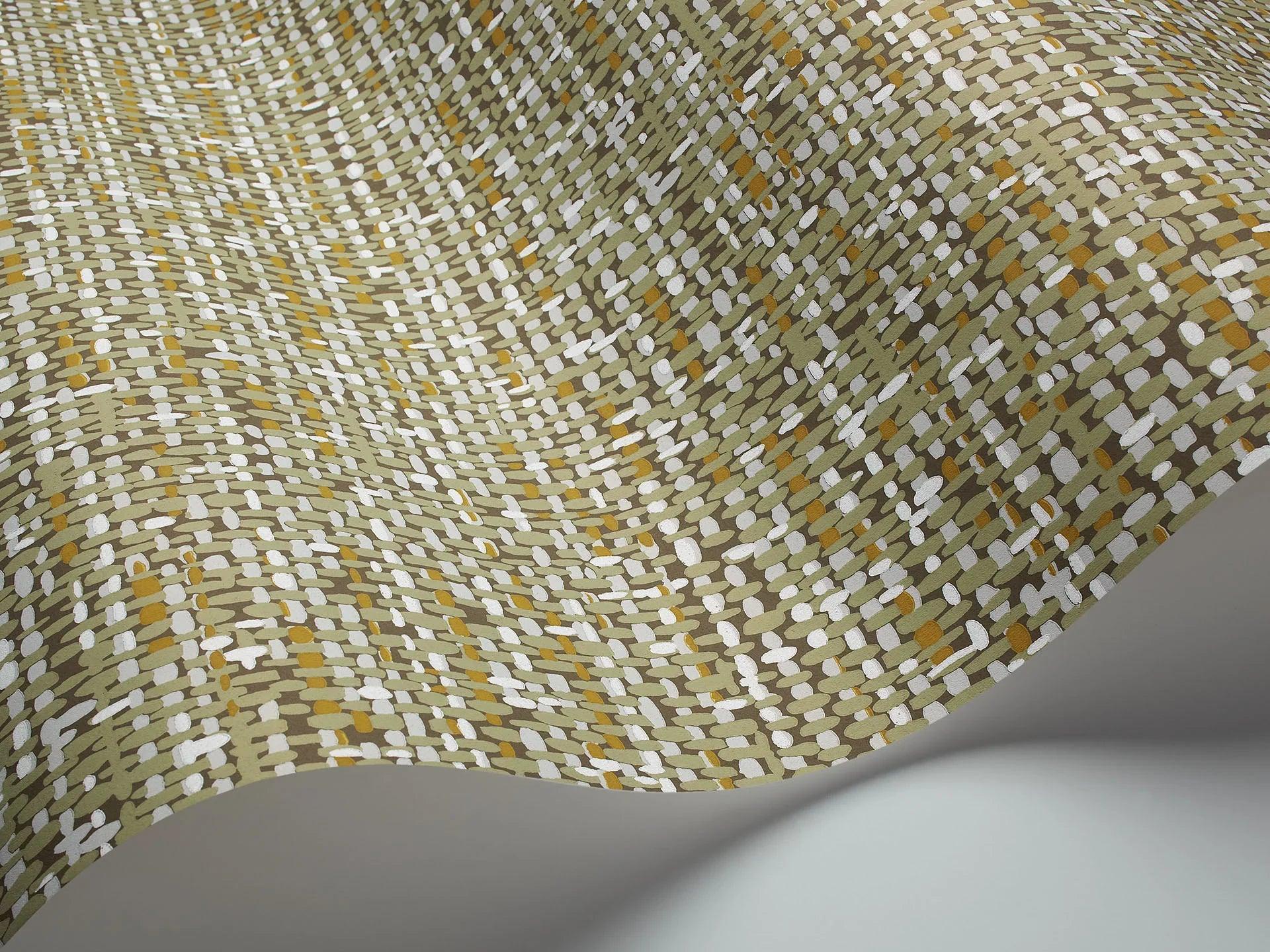 Tapeta FOUNDATION - Tweed oliwkowy Cole & Son Eye on Design
