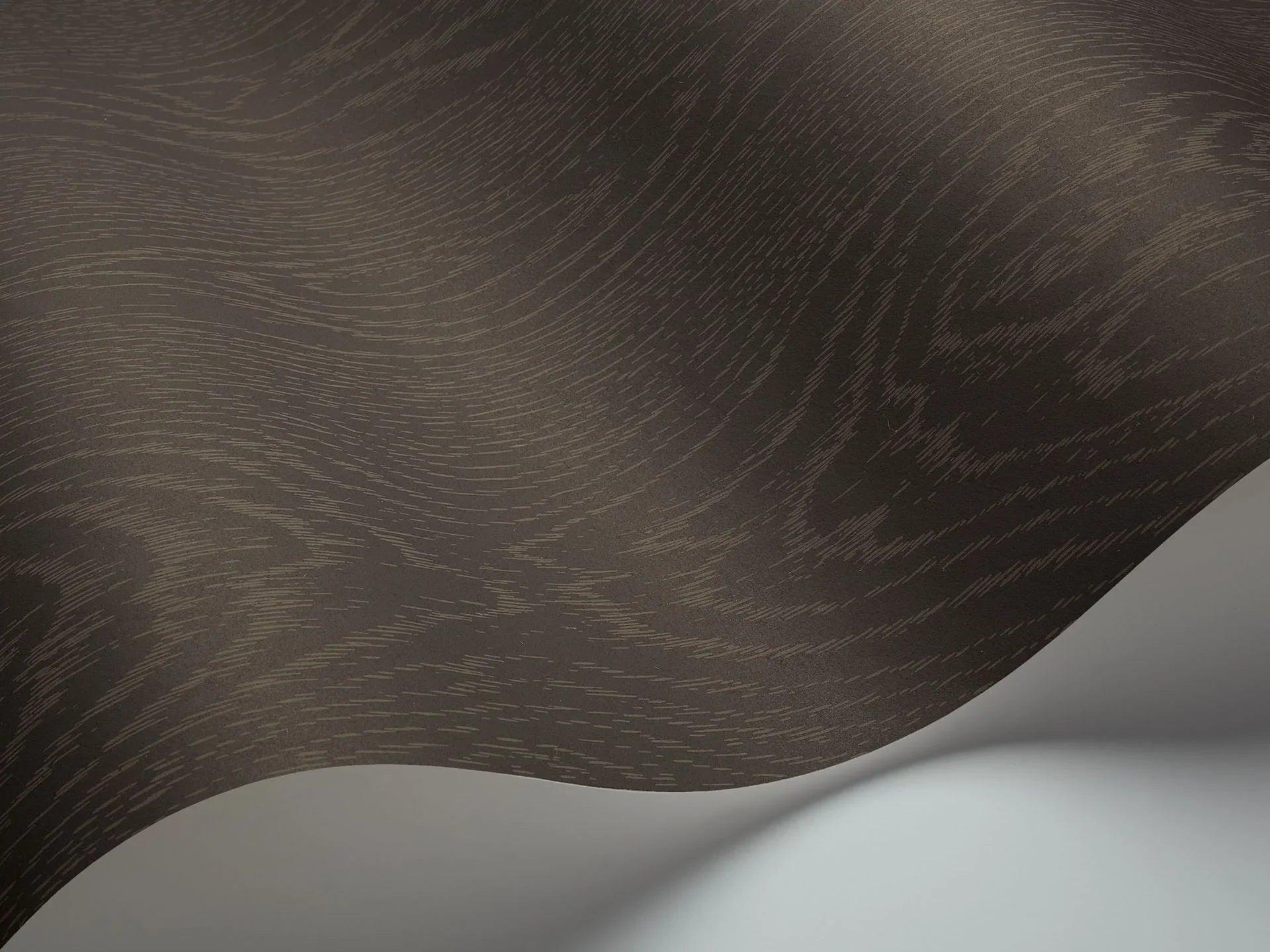 Tapeta FOUNDATION - Wood Grain ciemny brąz Cole & Son Eye on Design