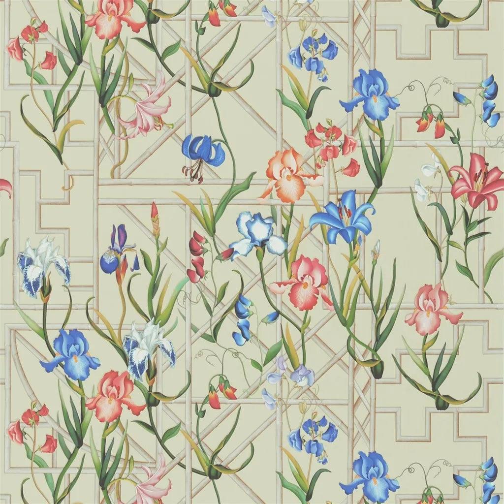 Tapeta FRETWORK GARDEN CITRON zielony Christian Lacroix Eye on Design