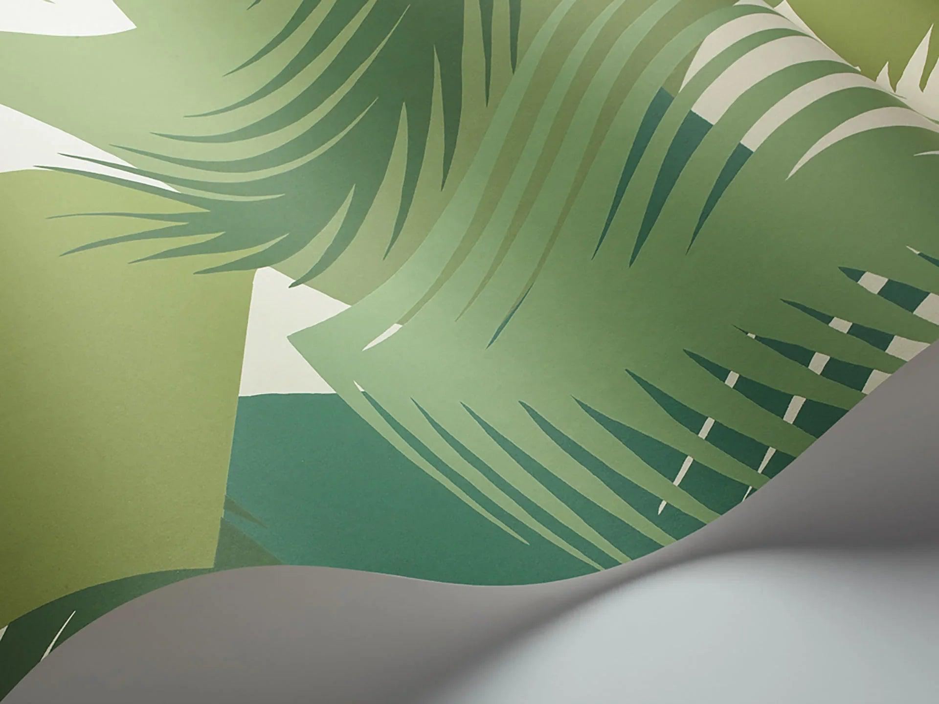 Tapeta GEOMETRIC II - Deco Palm zielony Cole & Son Eye on Design