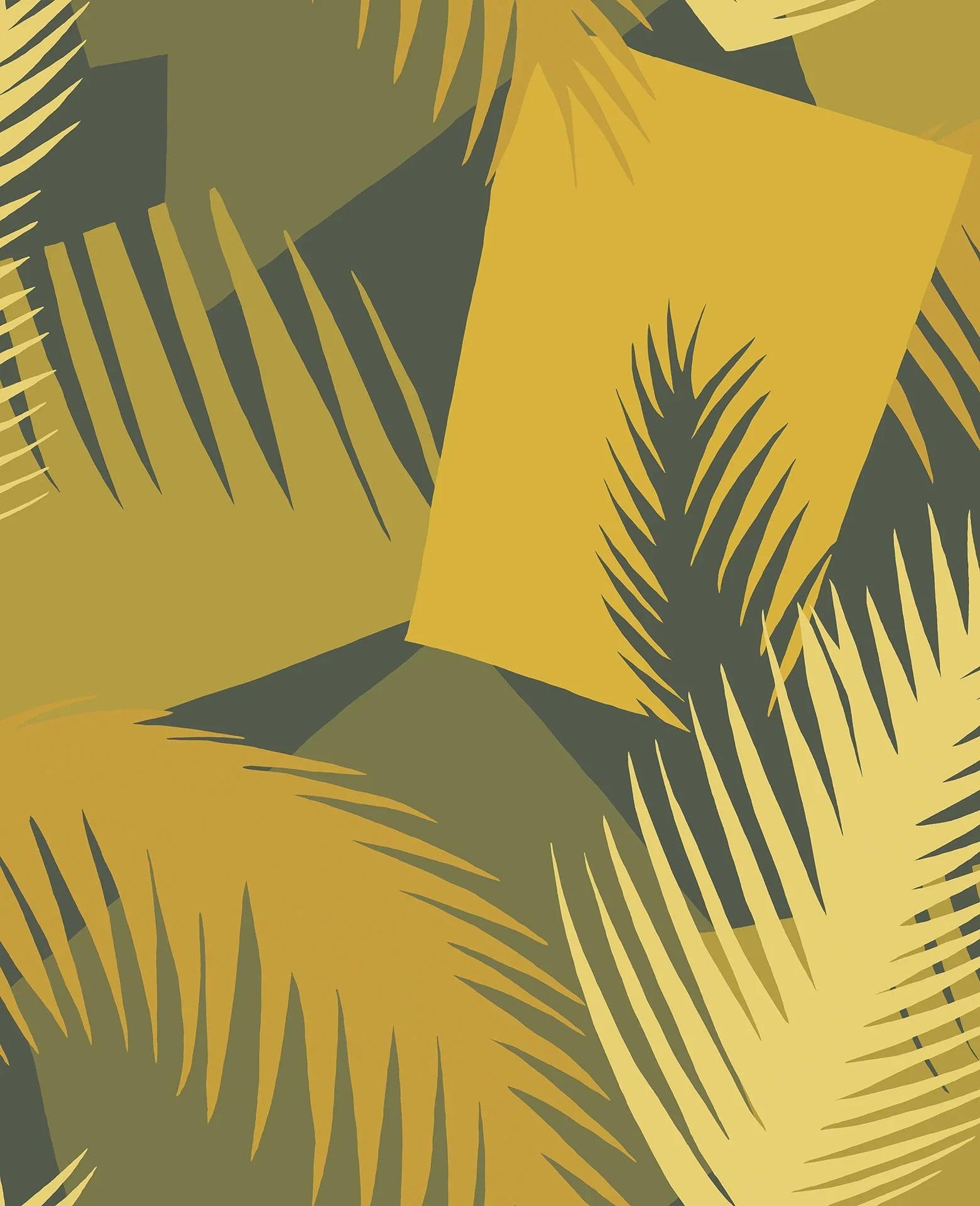Tapeta GEOMETRIC II - Deco Palm żółty Cole & Son Default Title Eye on Design