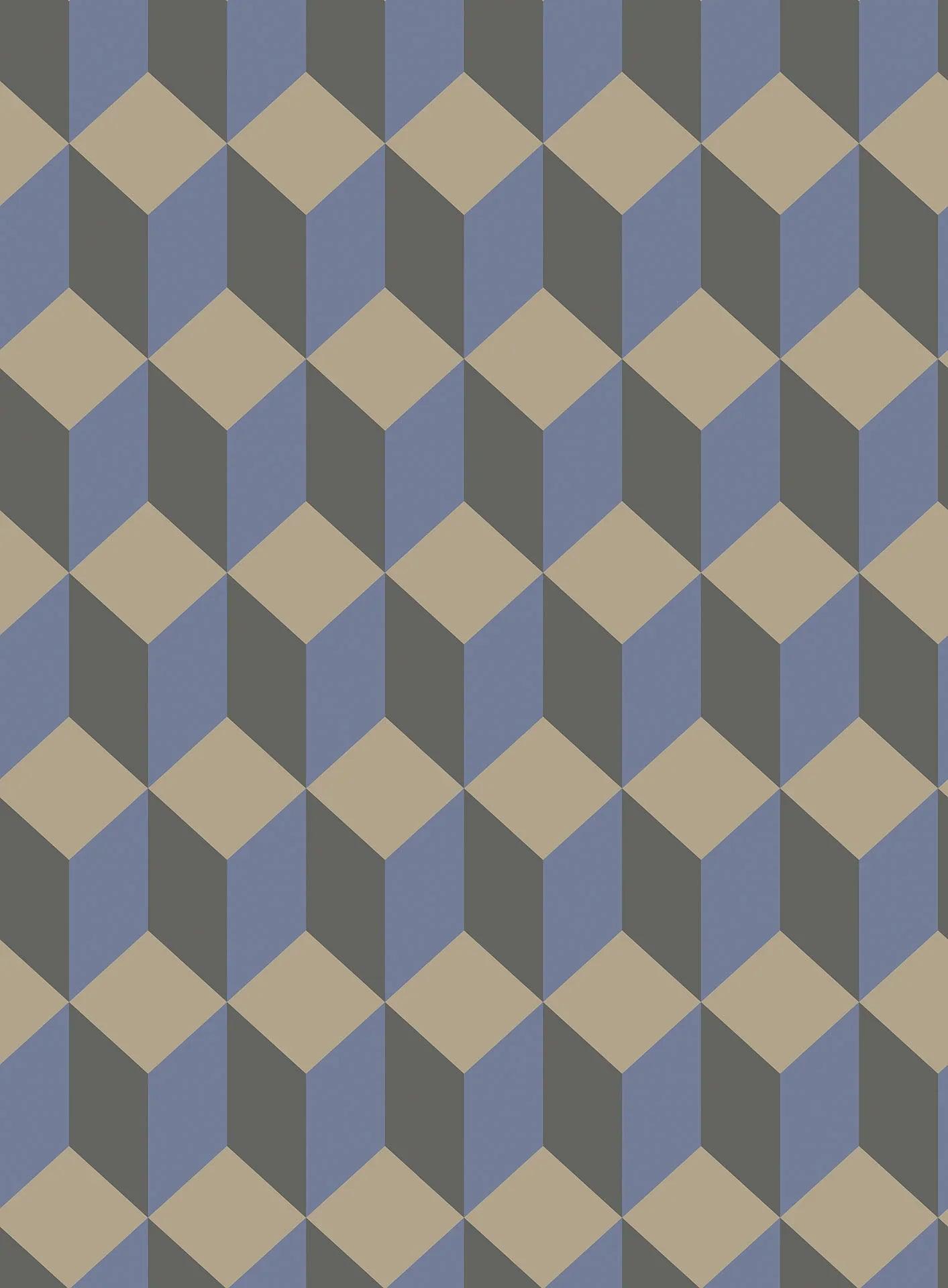 Tapeta GEOMETRIC II - Delano niebieski Cole & Son Eye on Design