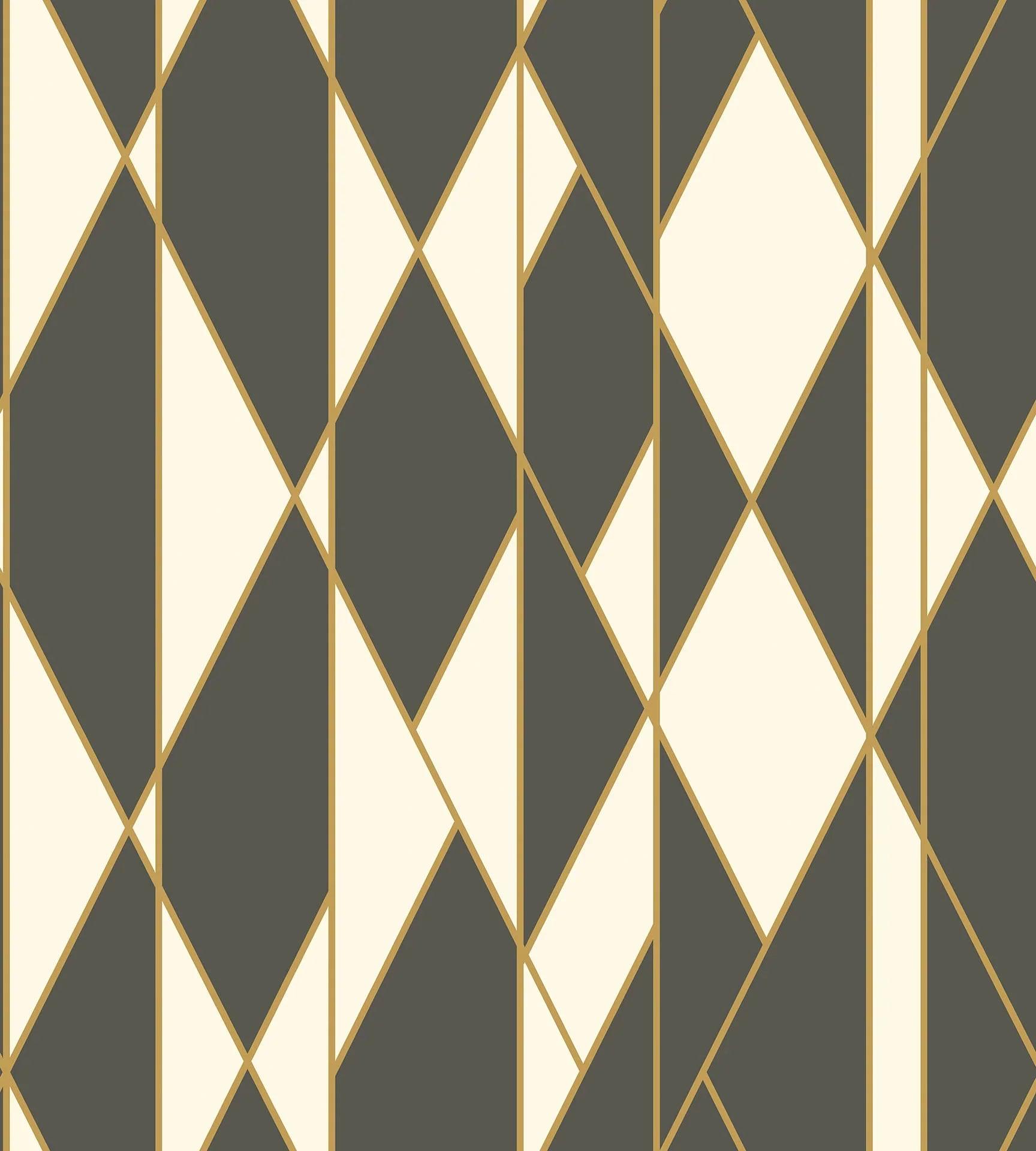 Tapeta GEOMETRIC II - Oblique czarny Cole & Son Eye on Design