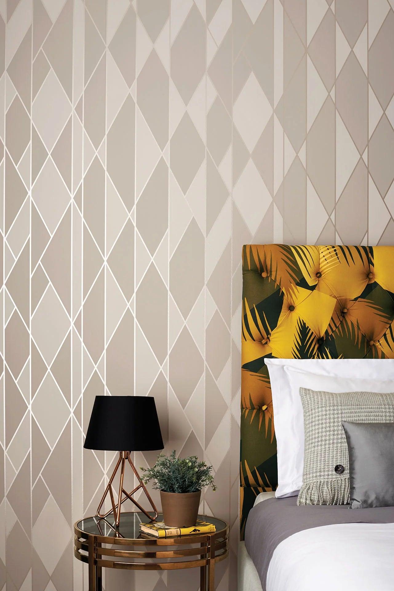 Tapeta GEOMETRIC II - Oblique szary Cole & Son Eye on Design