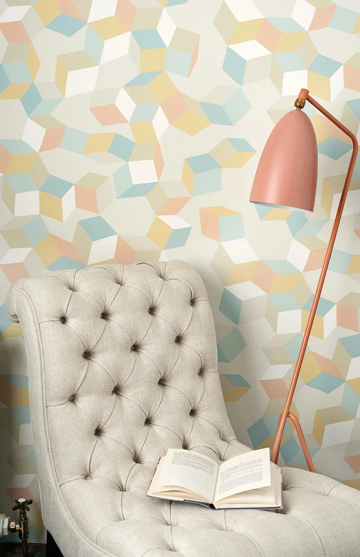 Tapeta GEOMETRIC II - Puzzle wielobarwny Cole & Son Eye on Design