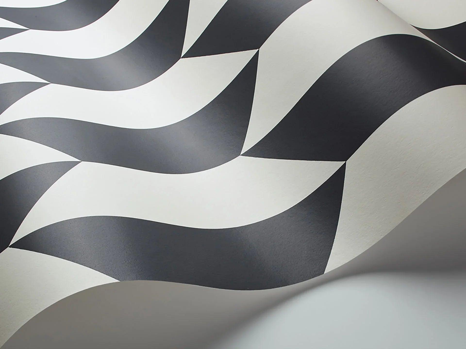 Tapeta GEOMETRIC II - Tile czarny Cole & Son Eye on Design