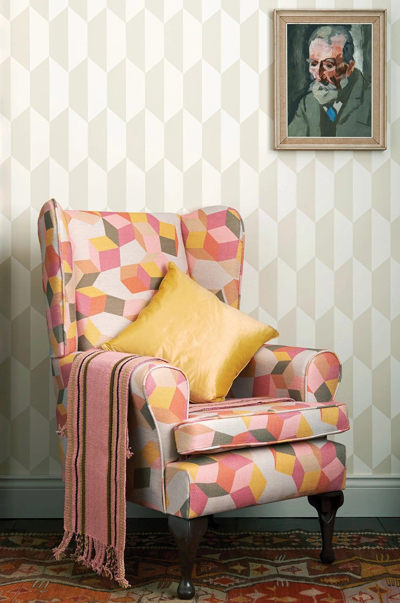 Tapeta GEOMETRIC II - Tile kremowy Cole & Son Eye on Design