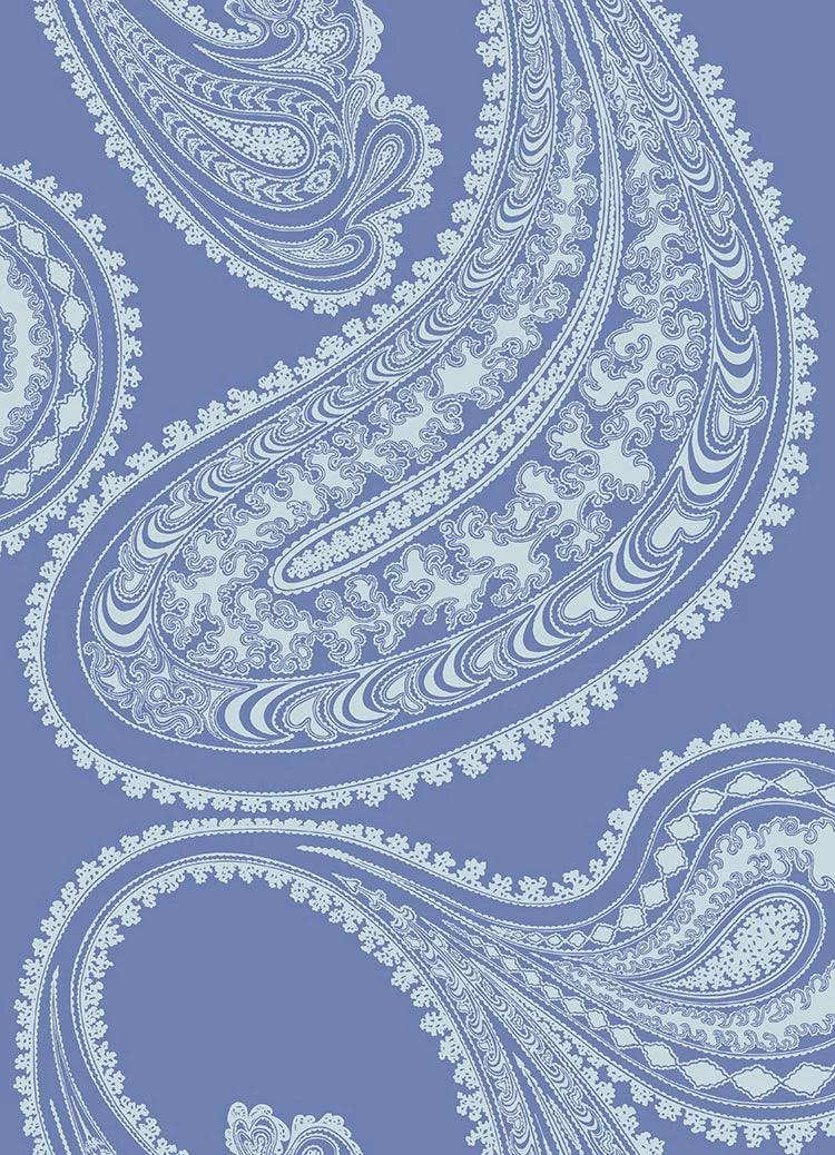 Tapeta ICONS - Rajapur Flock niebieski Cole & Son Eye on Design